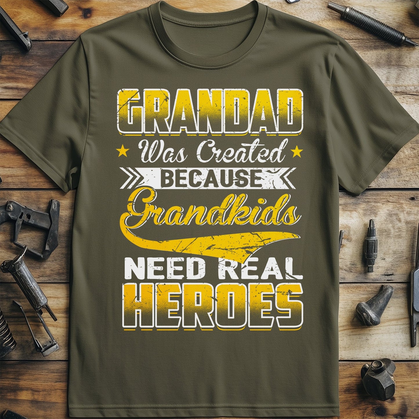 Grandad: Real Heroes t-shirt