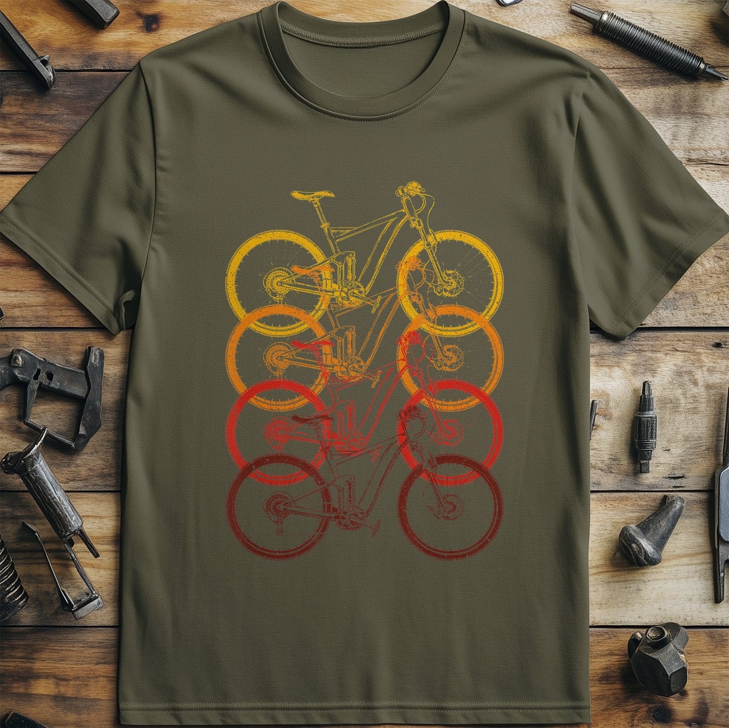 Bike Popart Design T-Shirt