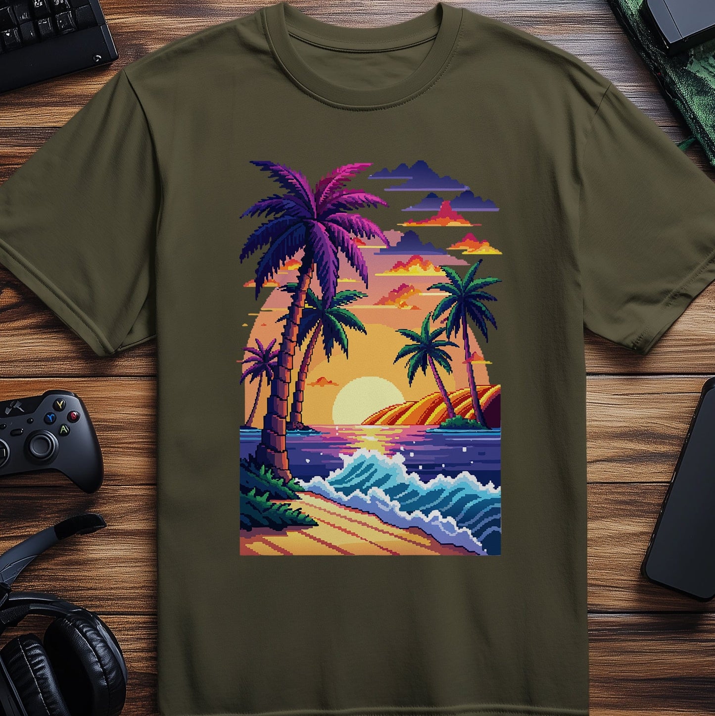 Pixel 53 Beach Vibes T-Shirt