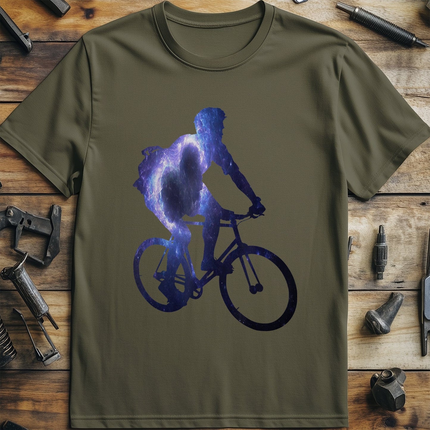 Cycling Galaxy T-Shirt
