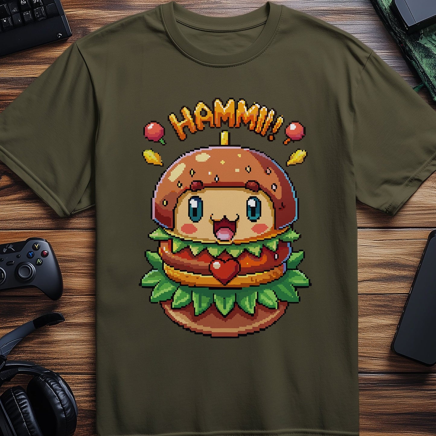 Pixel 79 Burger T-shirt