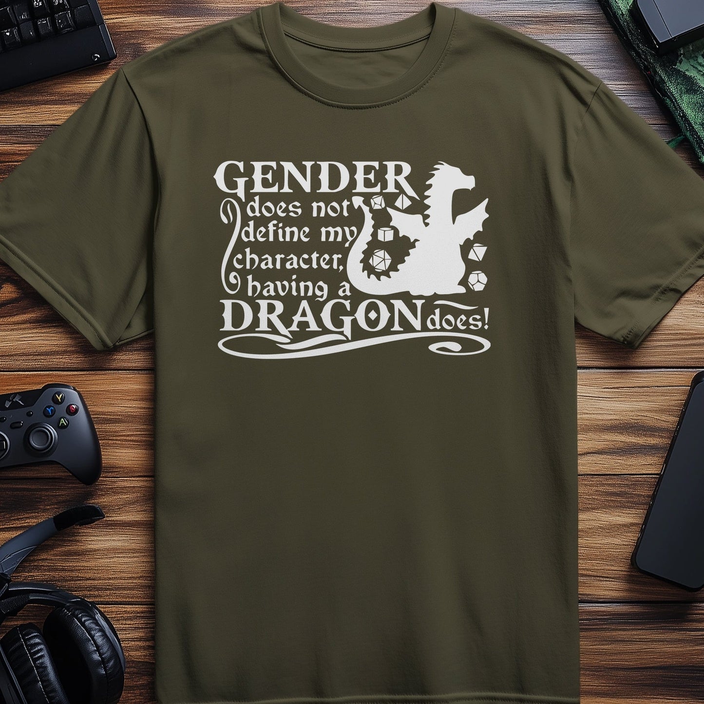Gender Does Not Define My Character T-Shirt