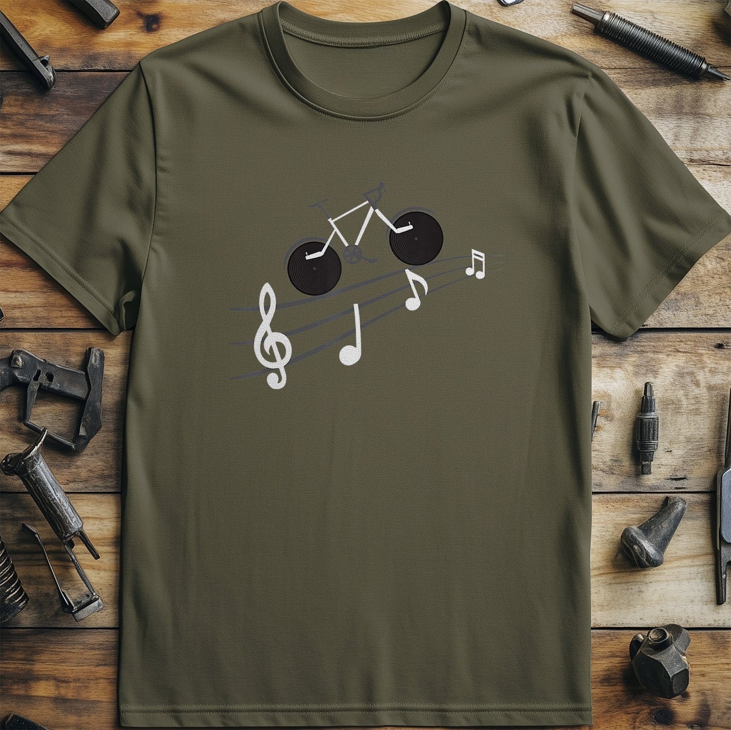 Cycling 91 T-shirt Pedal to the Rhythm