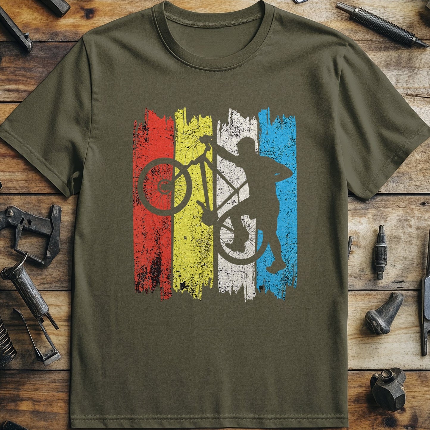 Cycling T-shirt Silhouette