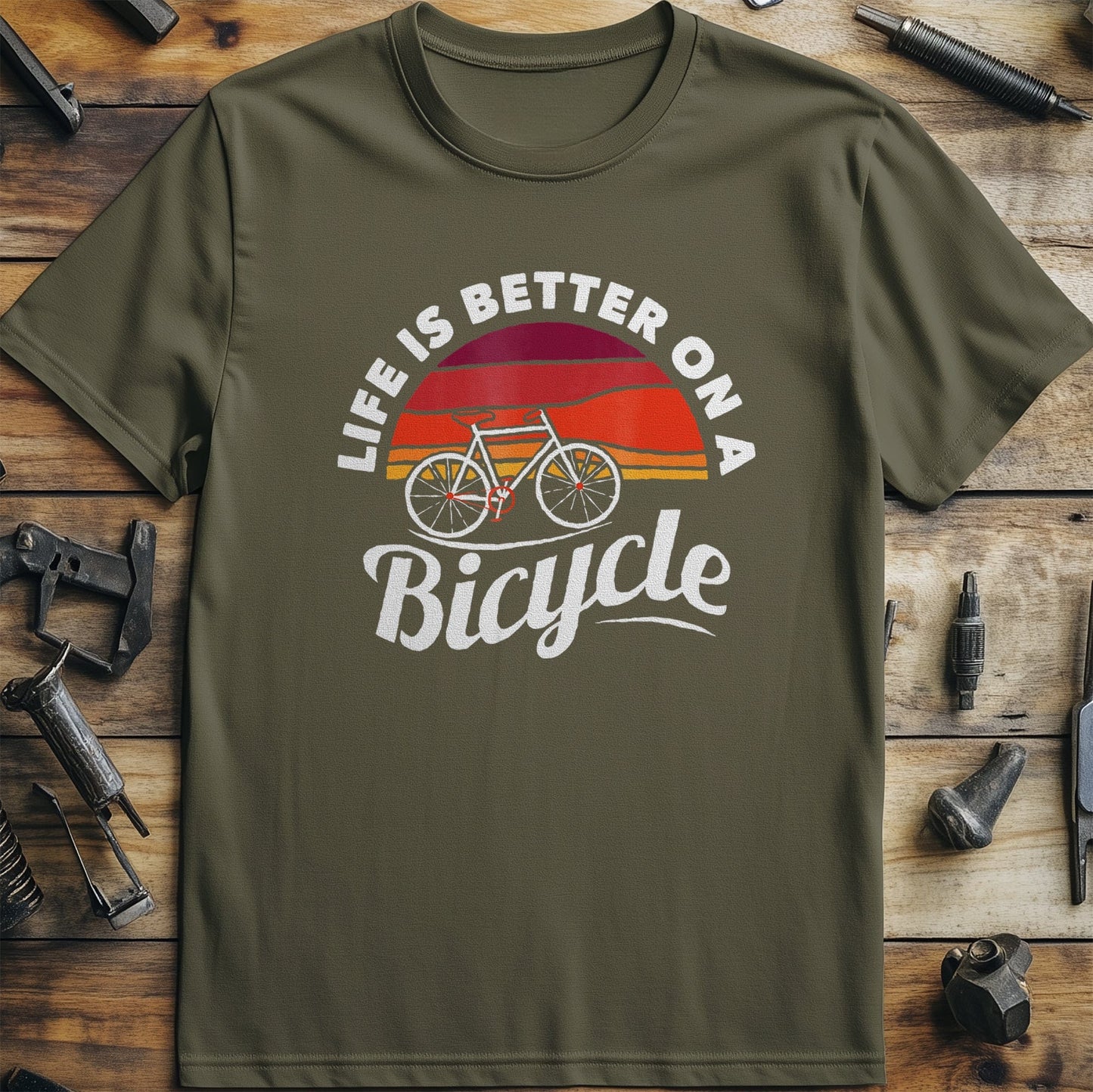 Life's a Ride Cycling T-Shirt