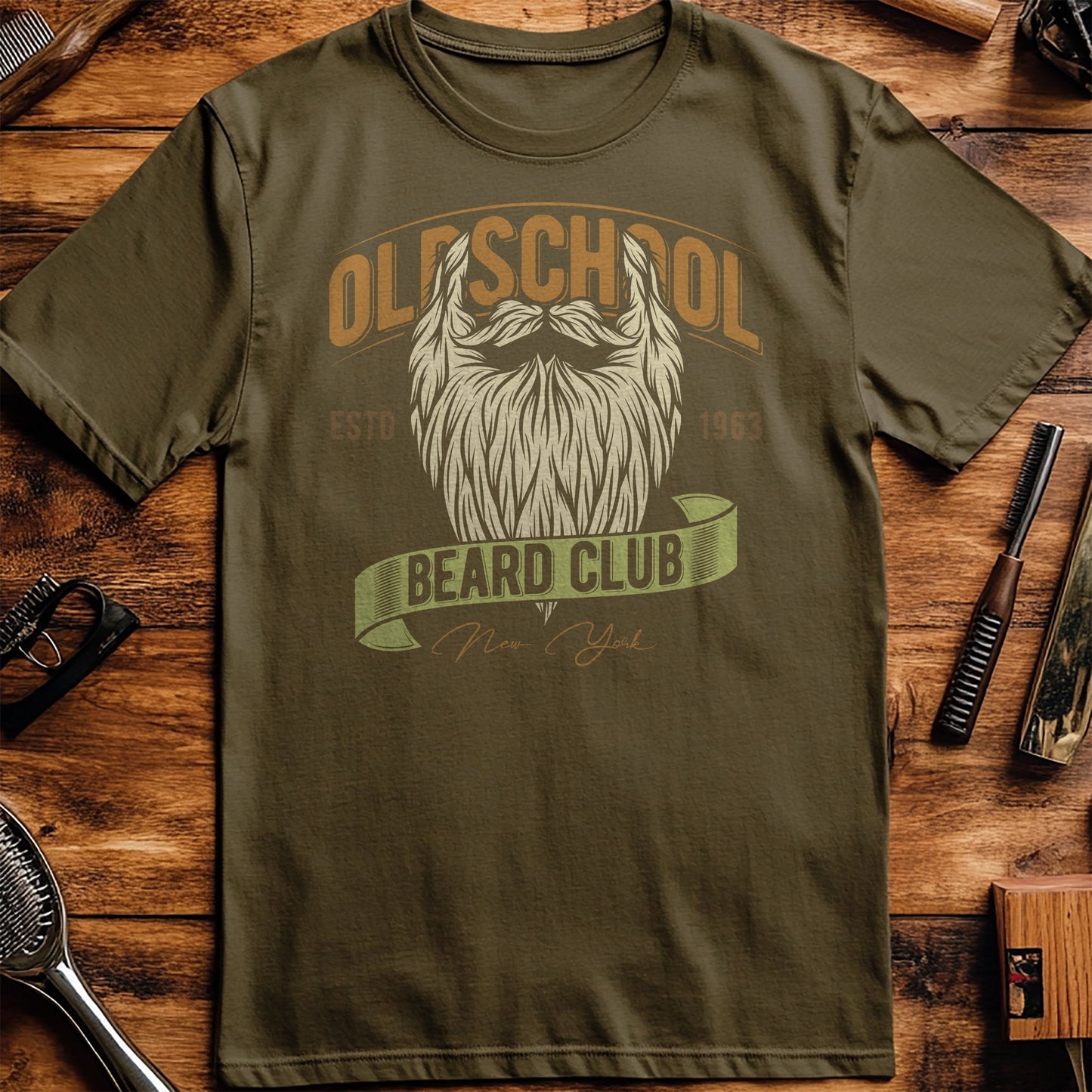 Old School Beard Club T-Shirt