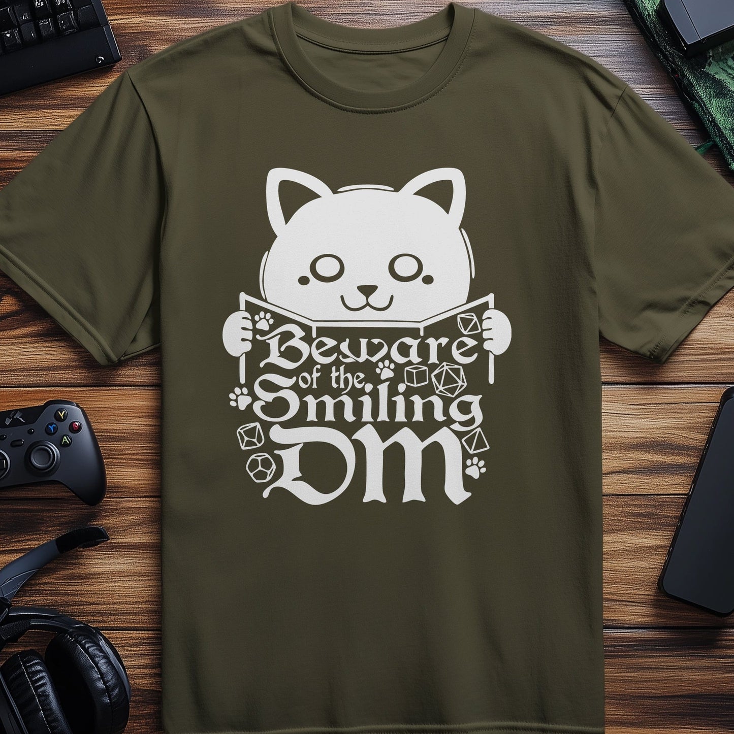 Beware the Smiling DM Cat T-Shirt