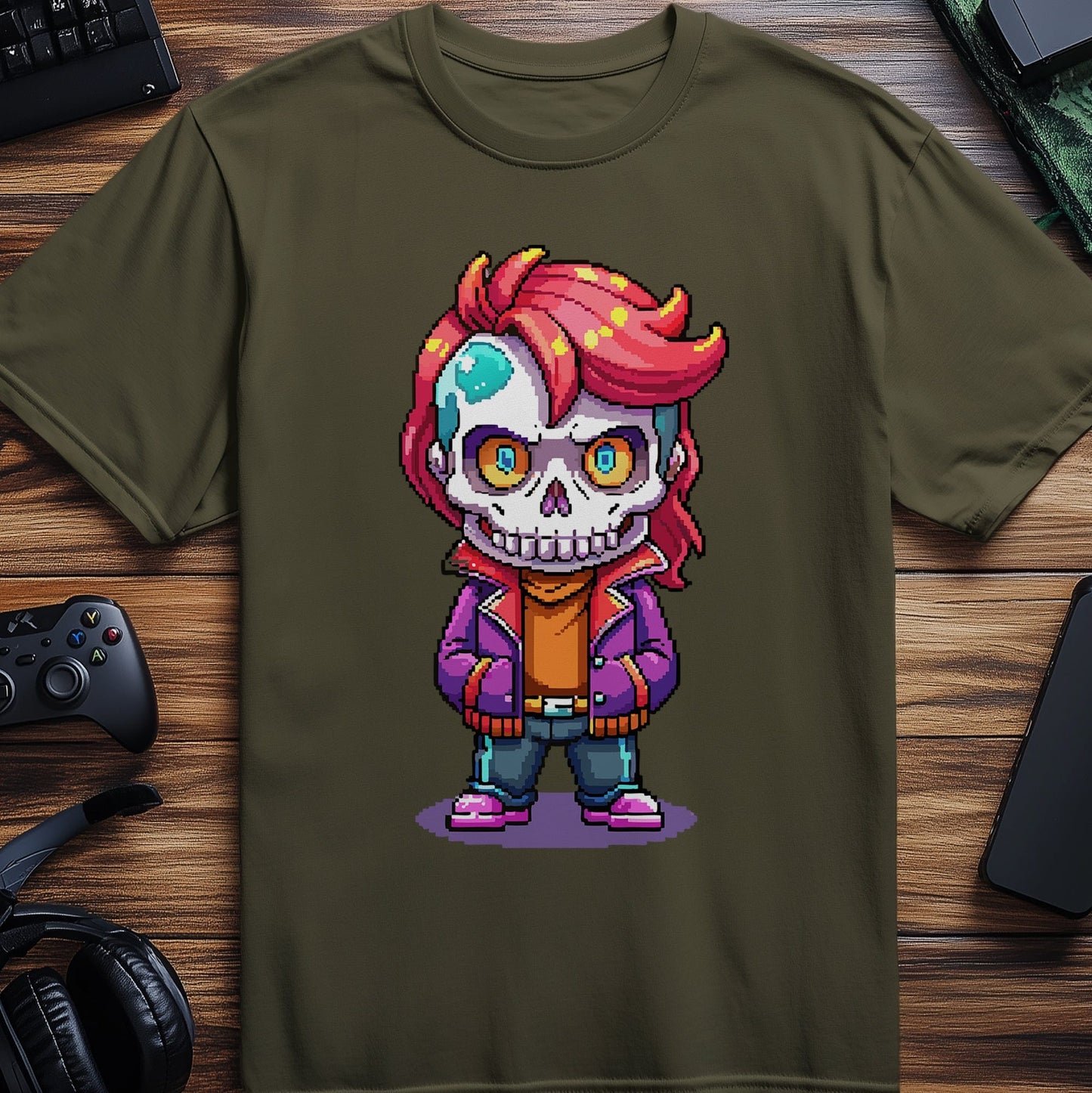 Pixel 50 Skeleton T-Shirt
