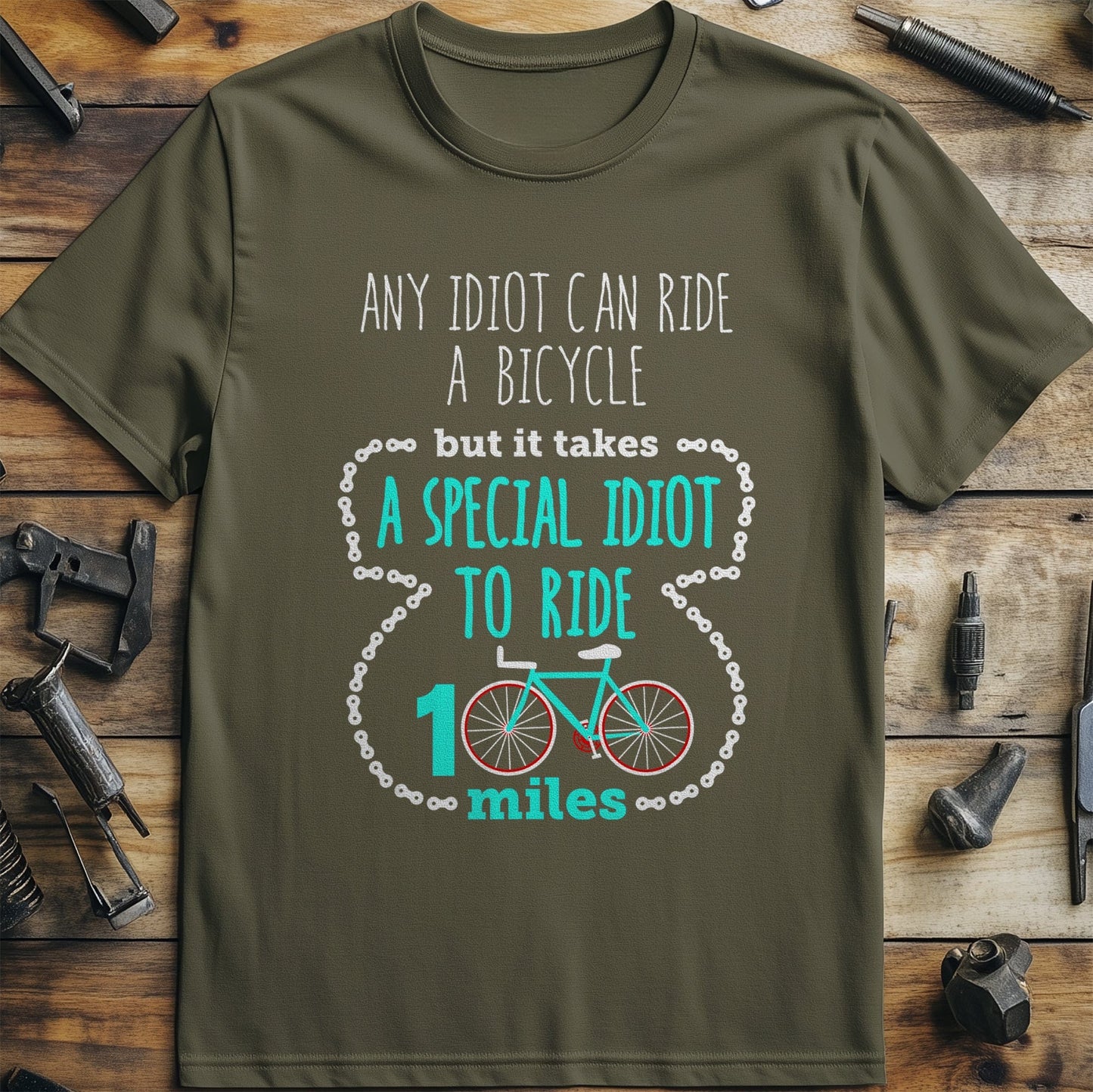 Cycling (182) T-shirt 100 Miles