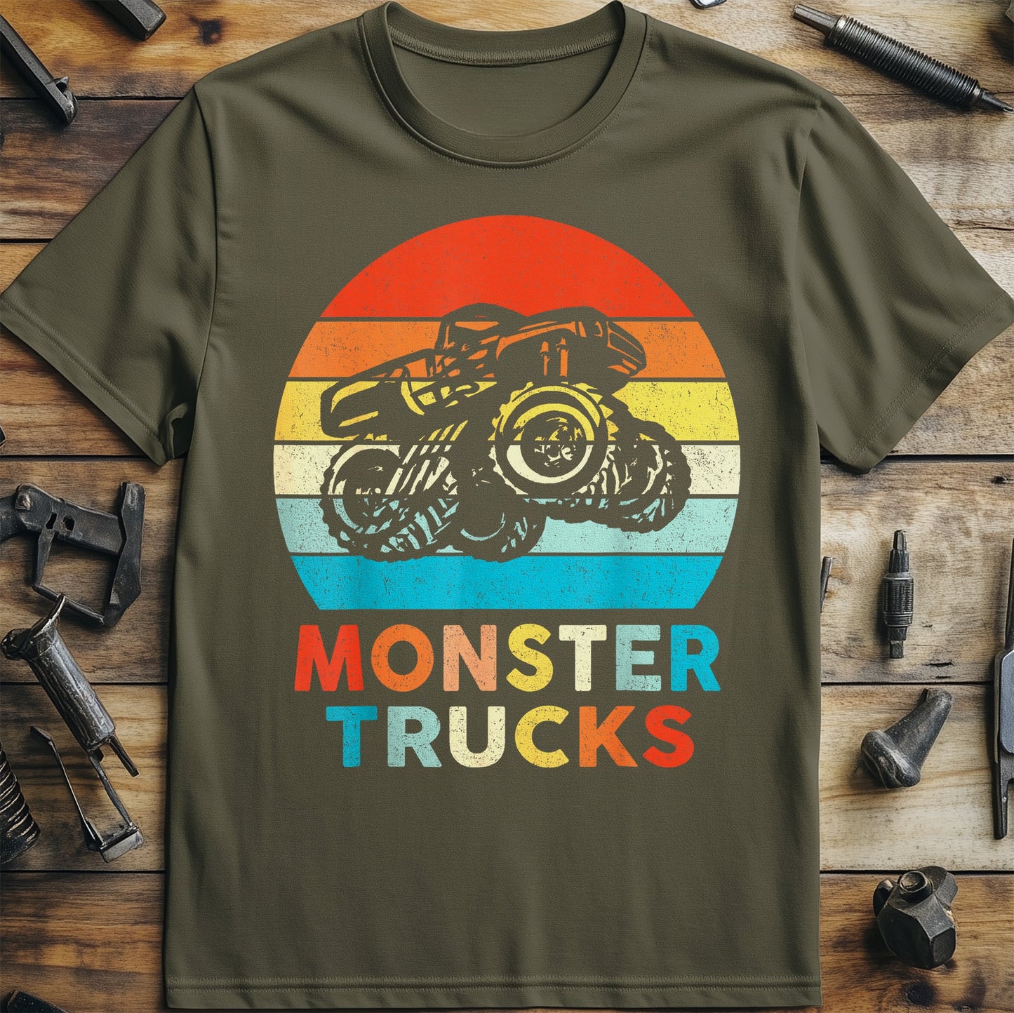 Monster Truck Sunset t-shirt