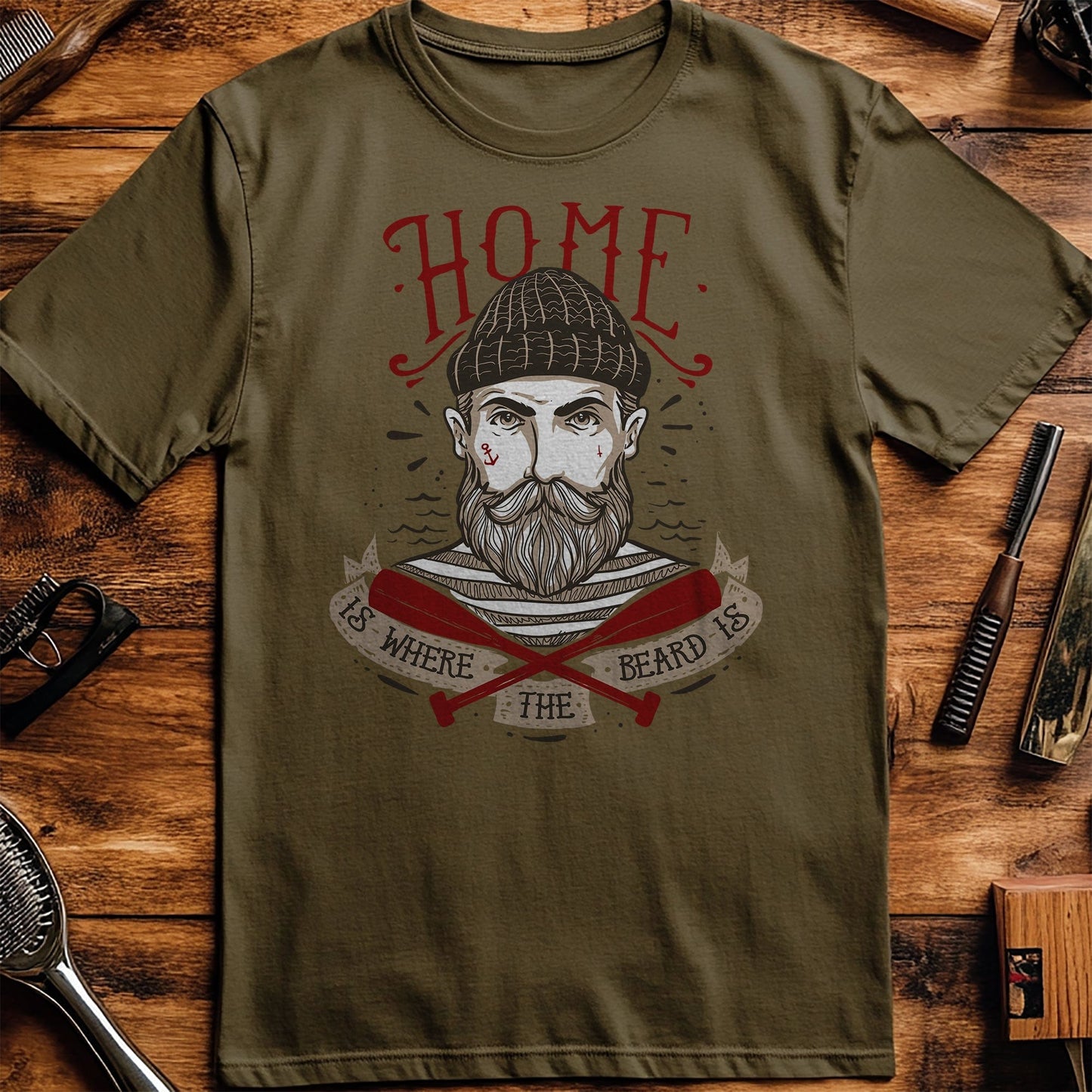 Home is Where the Beard Is T-Shirt