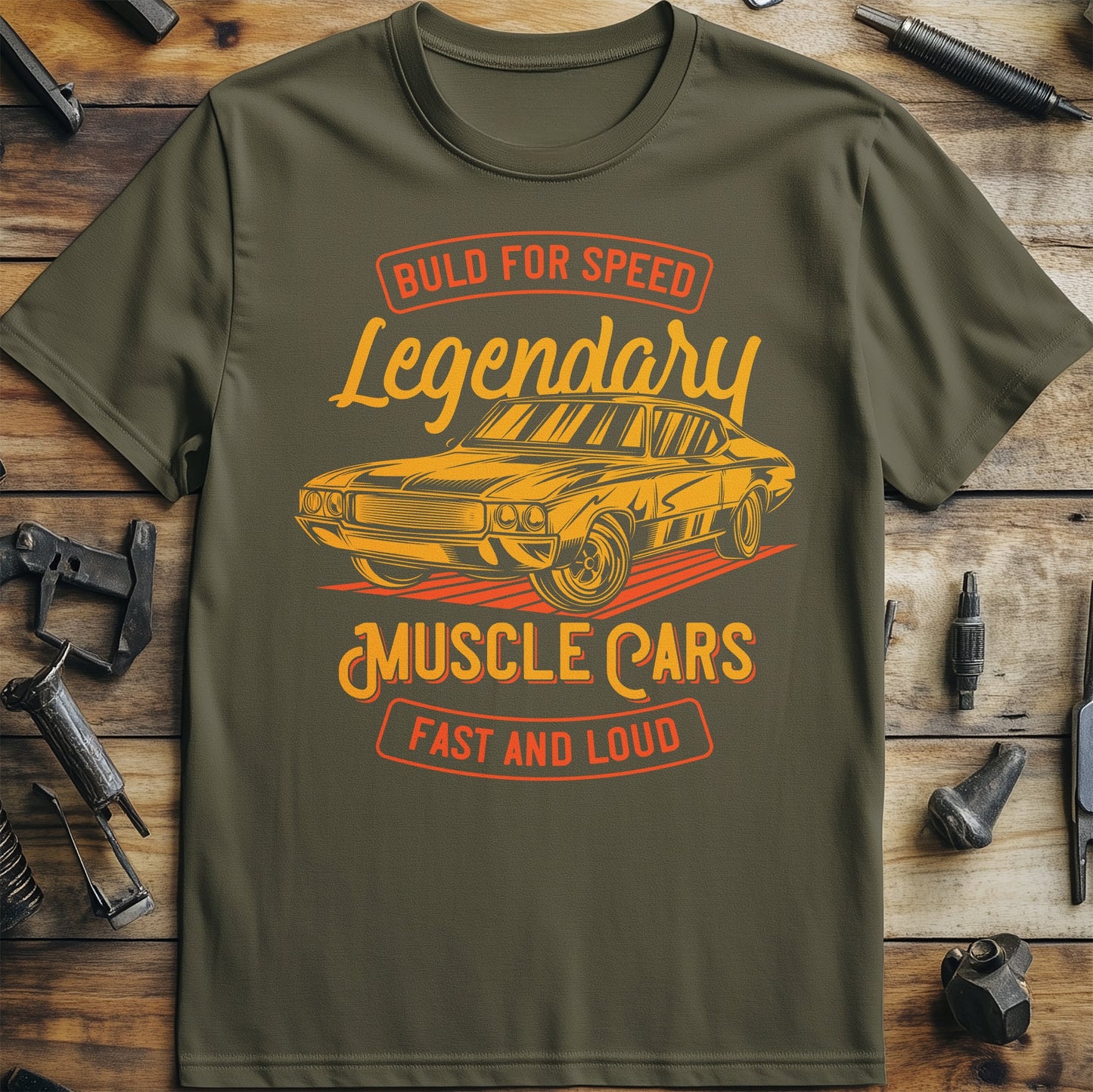 Legendary Muscle Cars Fast T-shirt