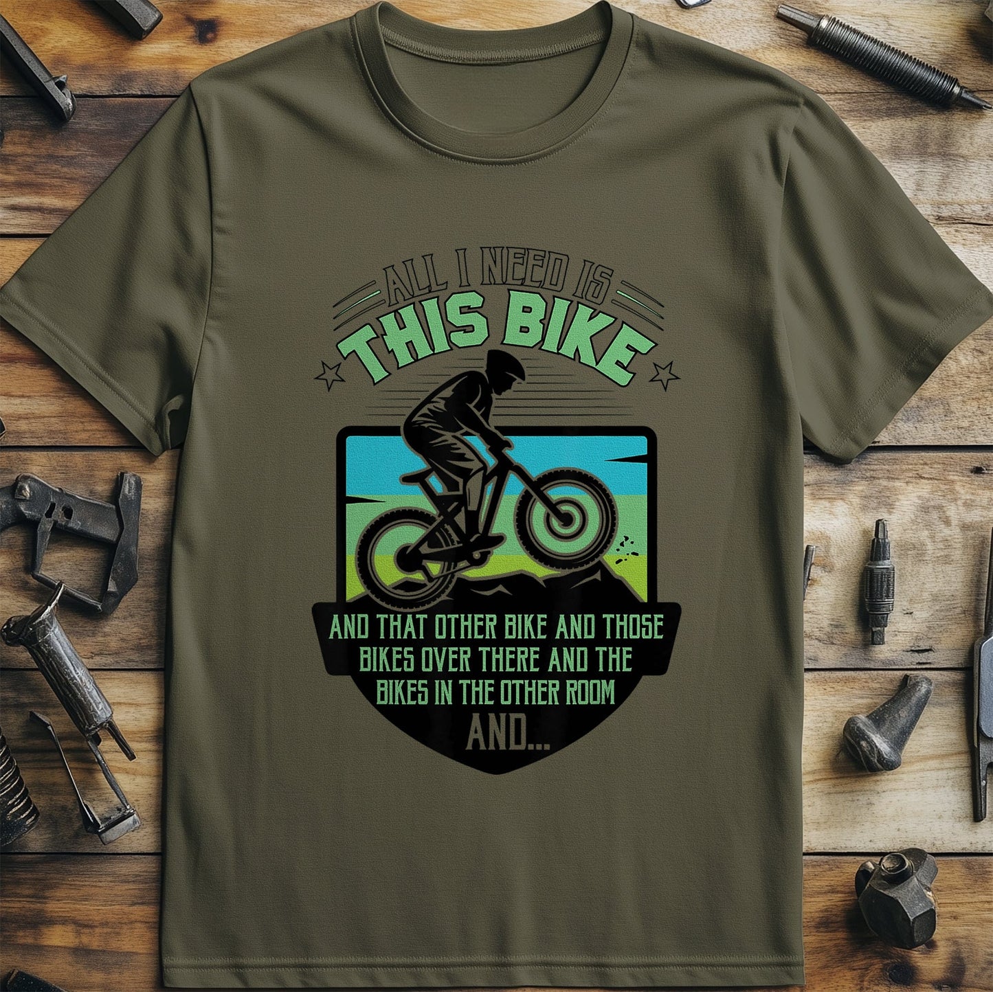 Cycling T-shirt Rev Up Your Bike