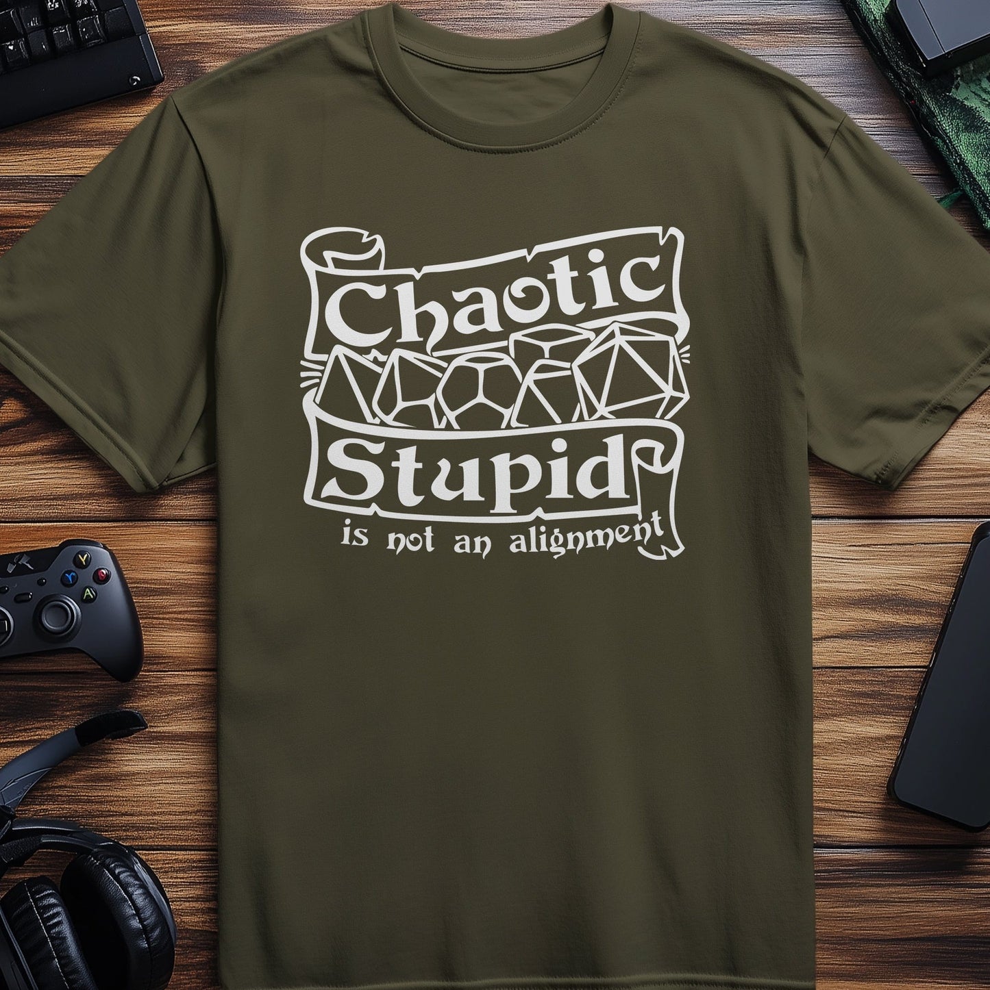 Chaotic Stupid Alignment T-Shirt