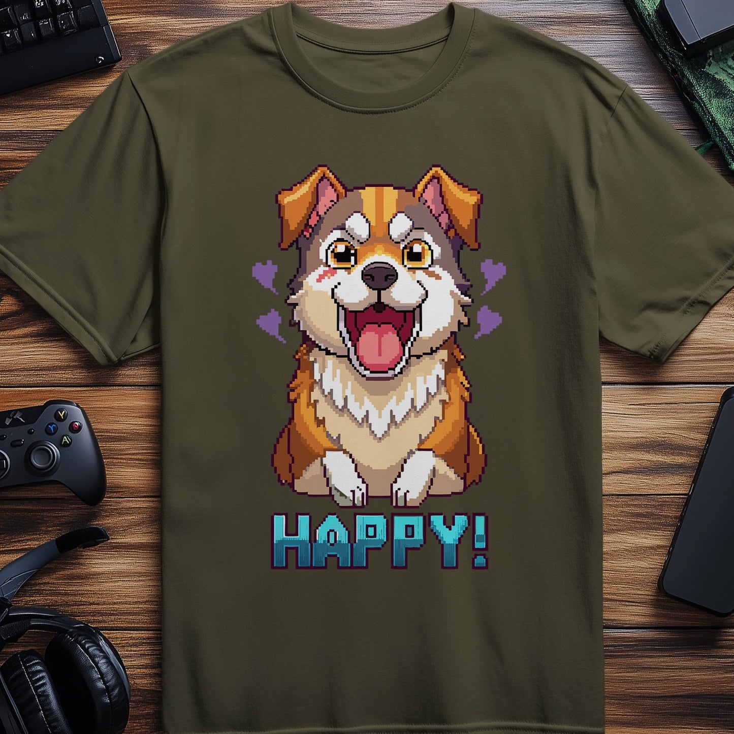 Pixel 18 Corgi T-Shirt