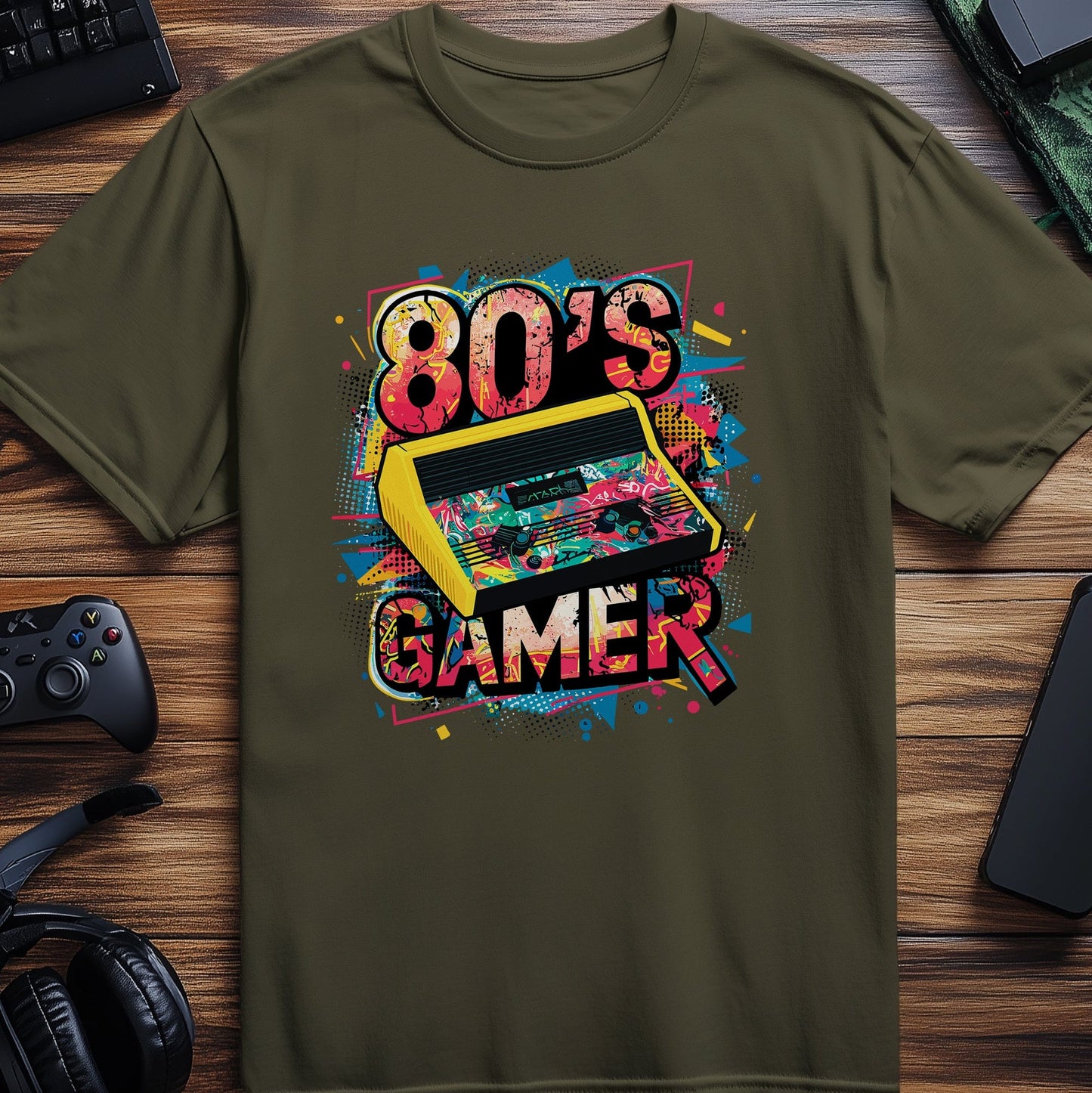 Gamer38 T-shirt  Retro 80's Gamer