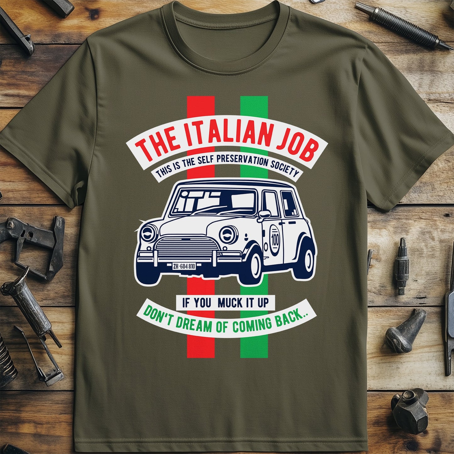 Italian Mini Car T-Shirt