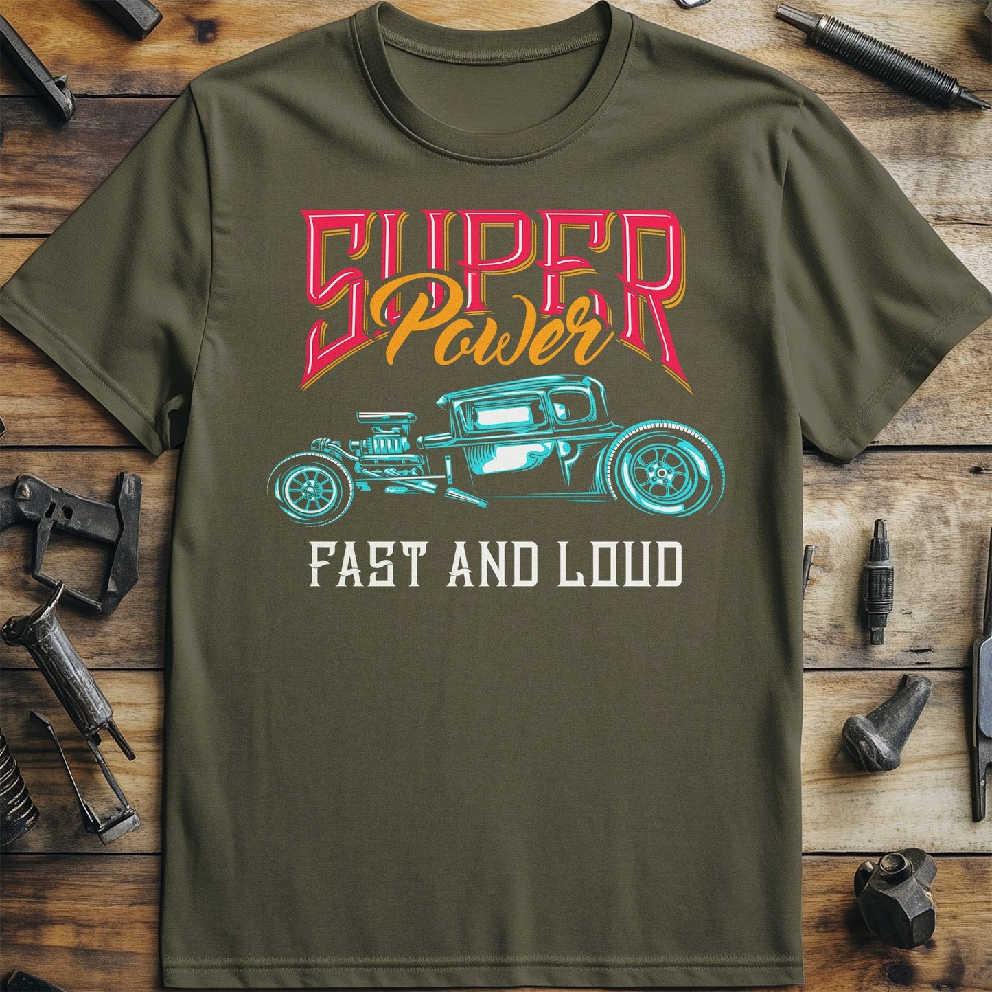 Hotrod Fast and Loud T-Shirt