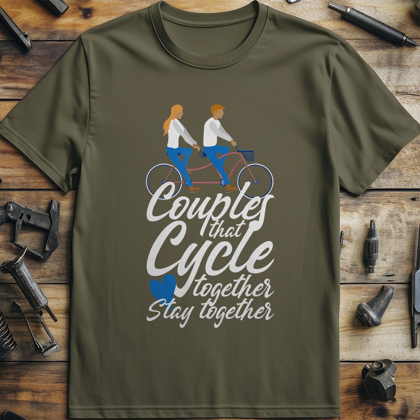 Cycling (184) t-shirt Couples That Cycle