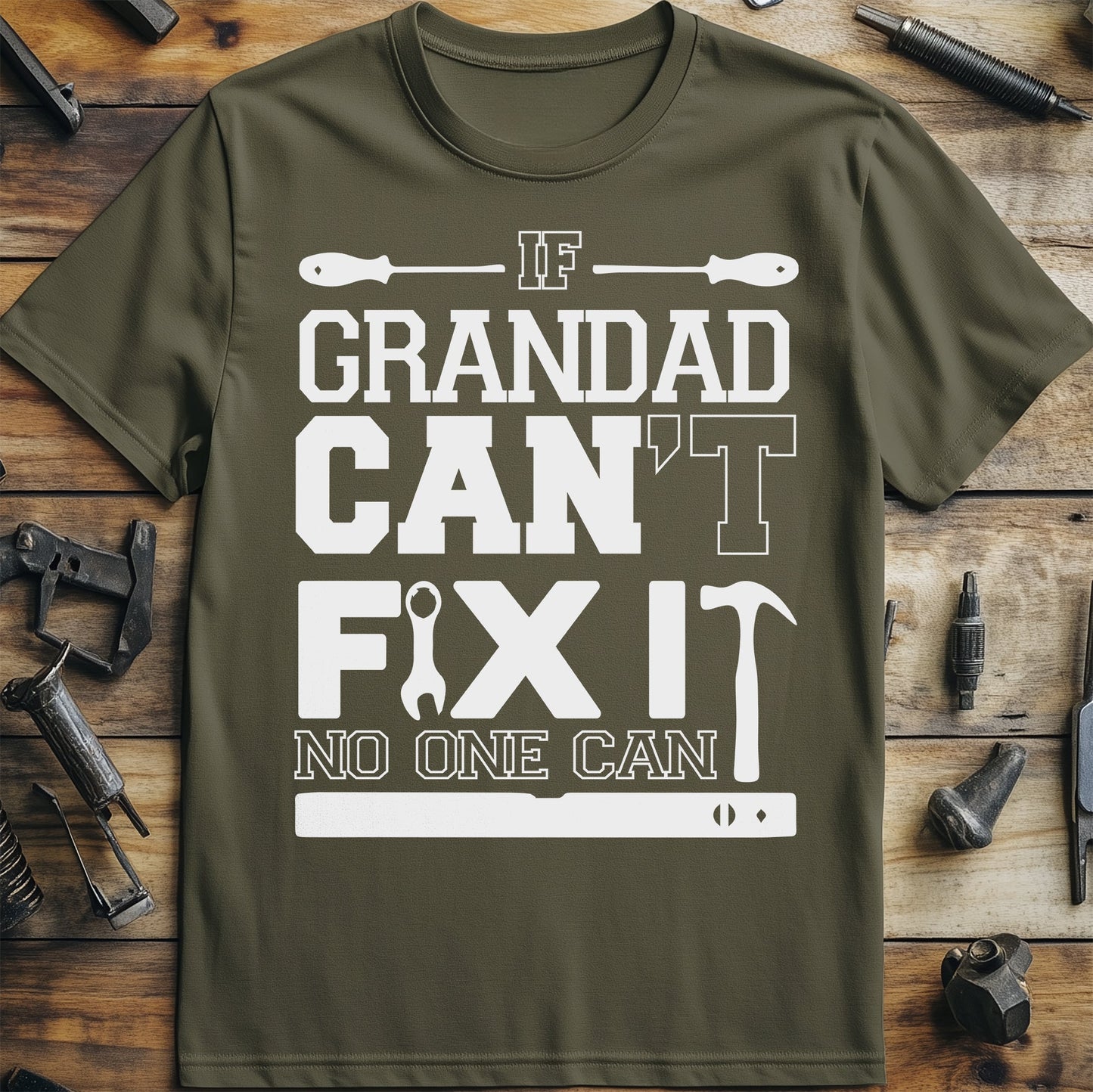 If Grandad Cant Fix It No One Can T-Shirt