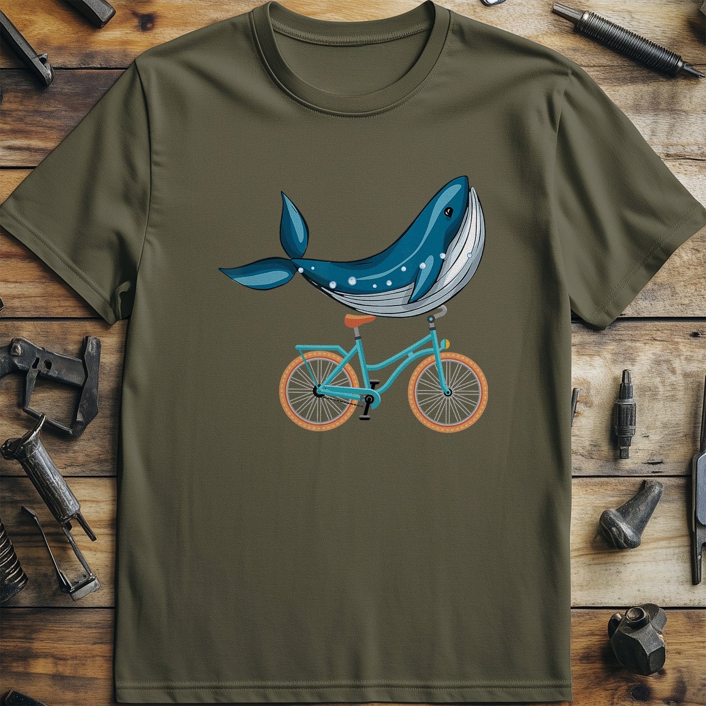 Whale on Wheels T-shirt
