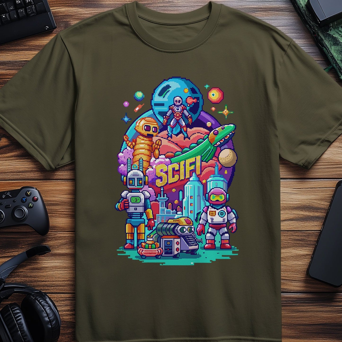 Pixel 77 Astronaut Adventure Tee