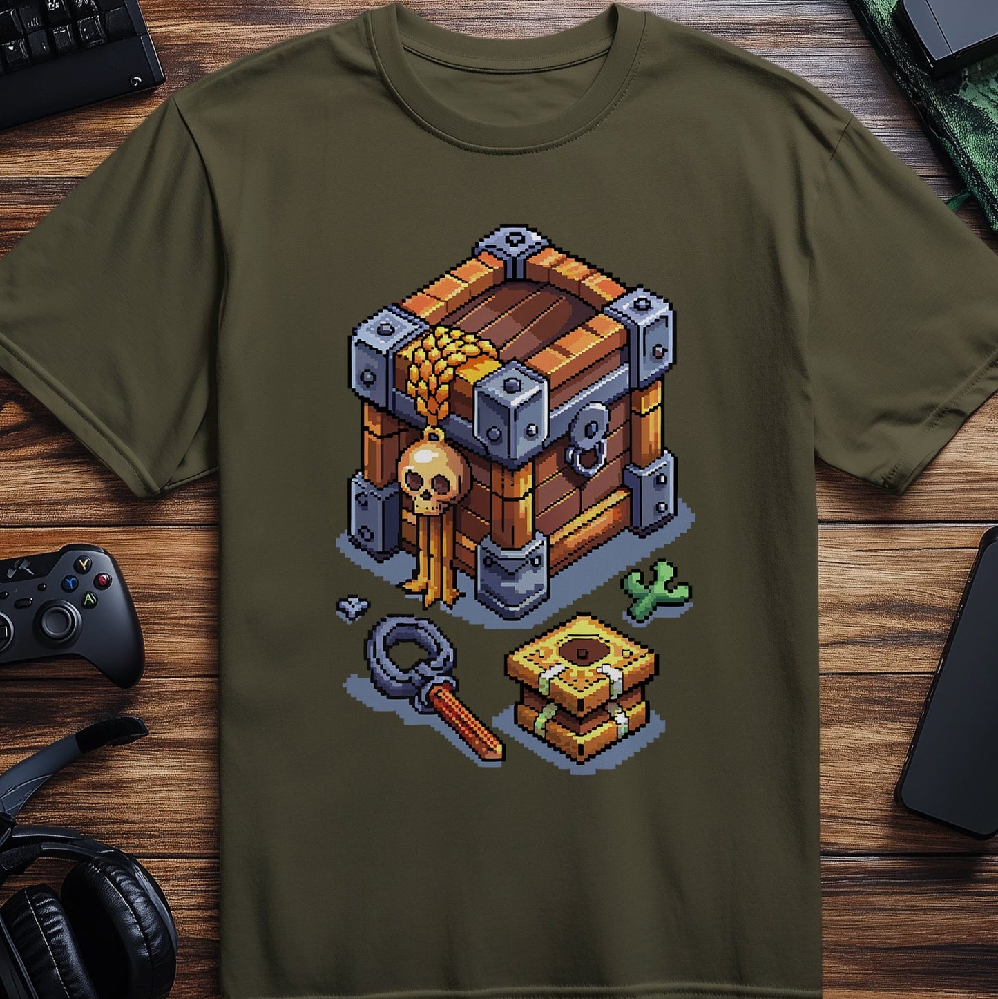 Pixel 5 T-Shirt T-Box graphic.