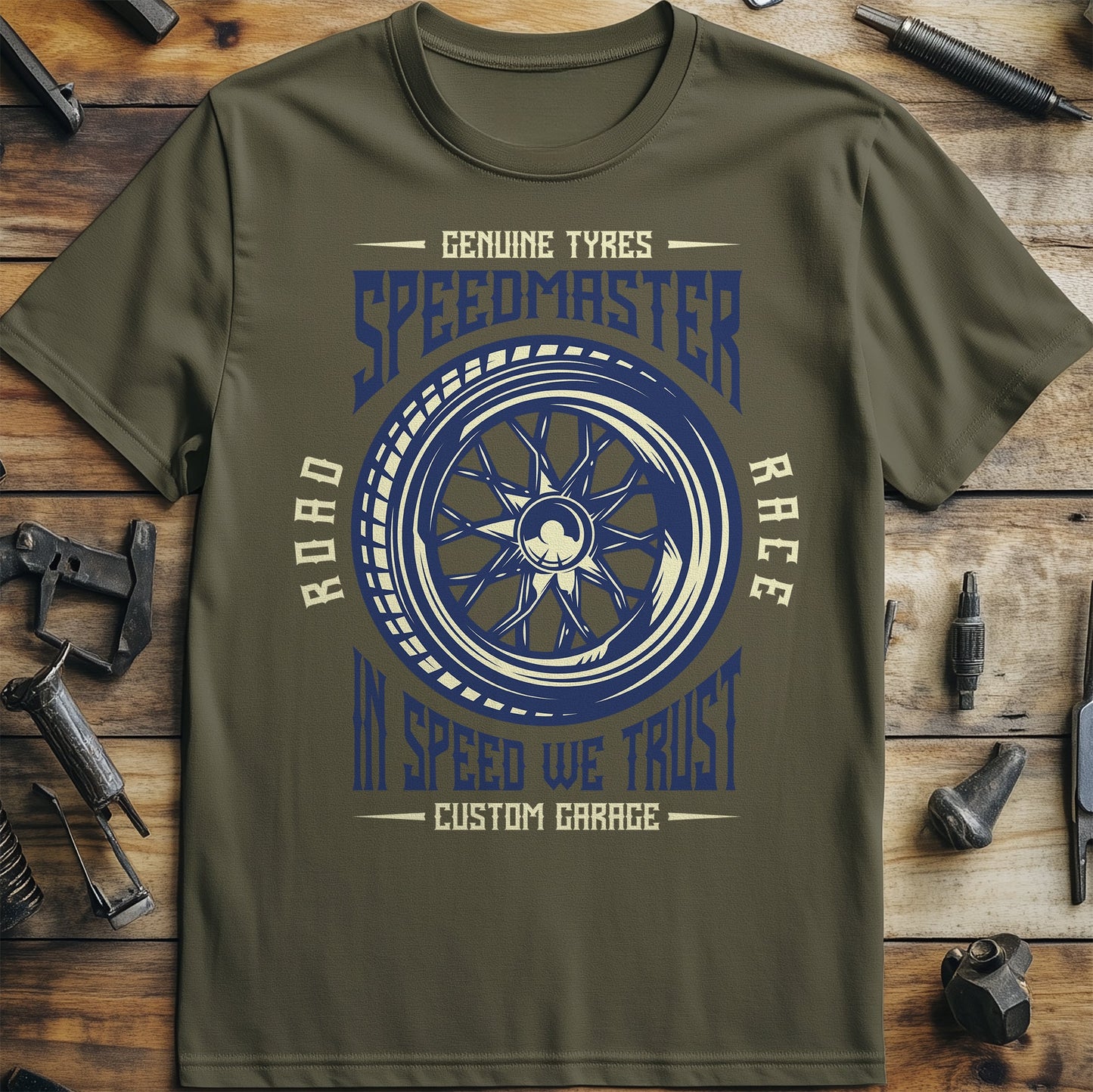 Speed Master Retro Tire T-Shirt