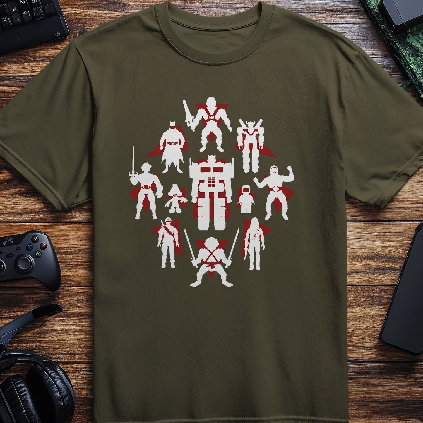 90's Saturday Morning TV Characters T-shirt