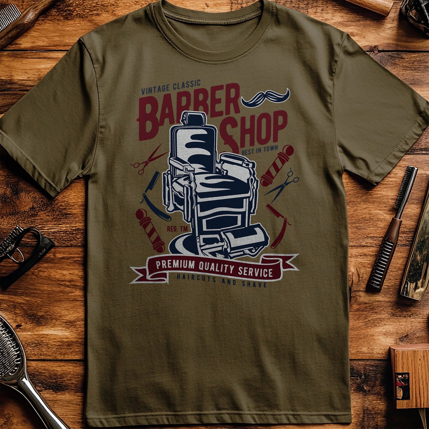 Vintage Barber Shop T-shirt