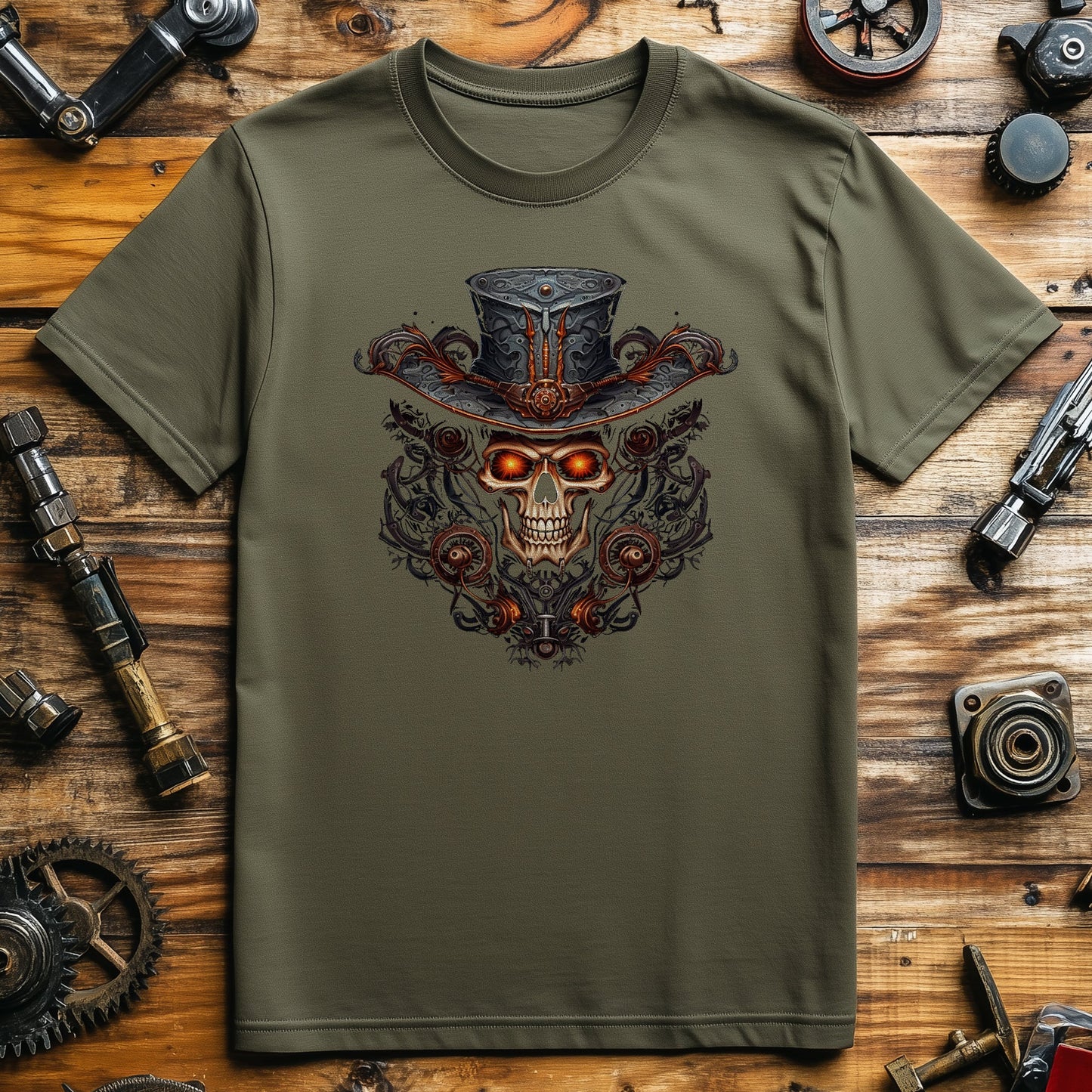 Skull Cowboy 1 T-shirt - Dapper and