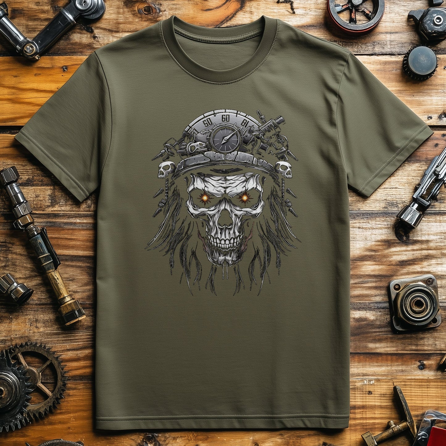 Time-Skull-1 T-Shirt - Hilarious