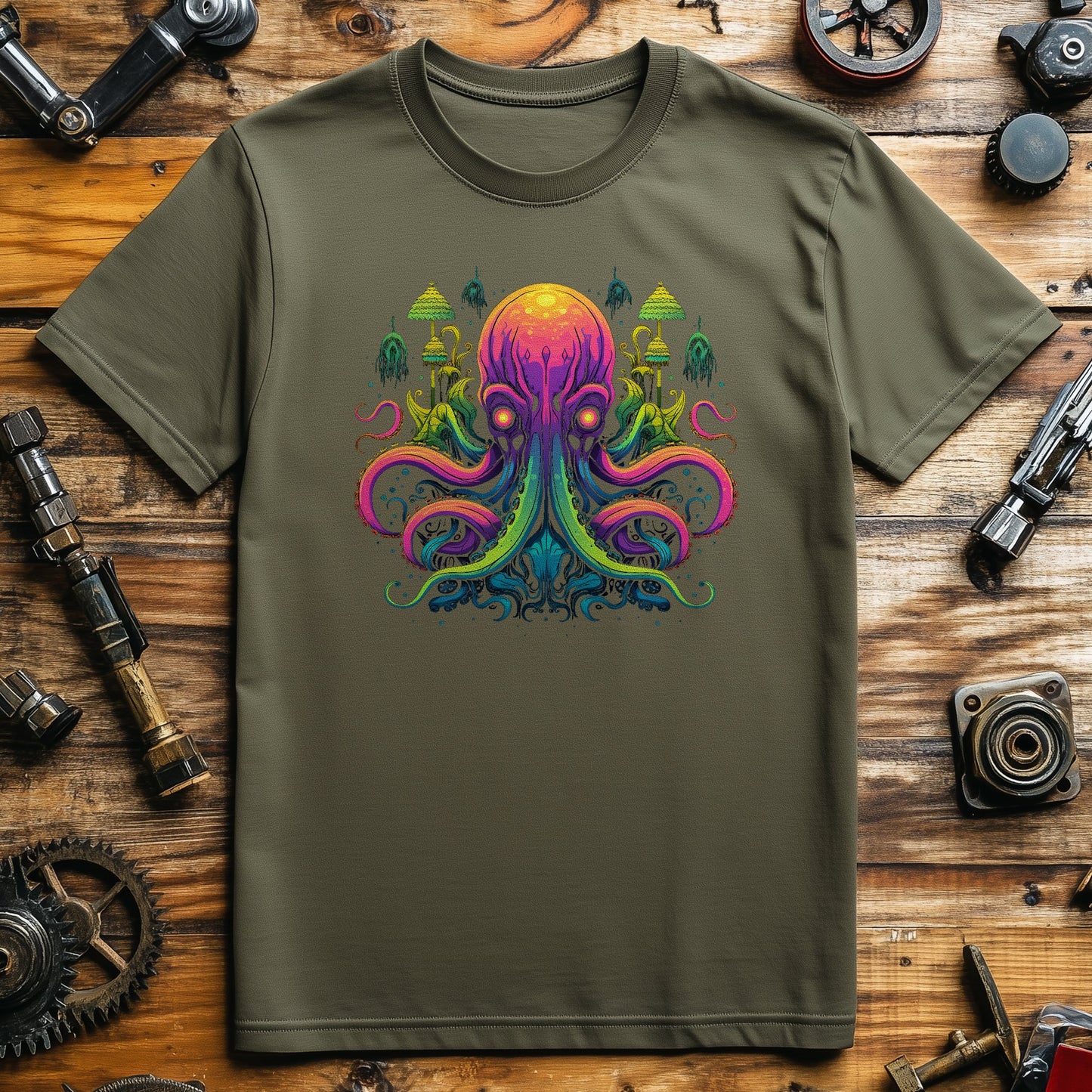 Trippy Octopus T-shirt - Dive into