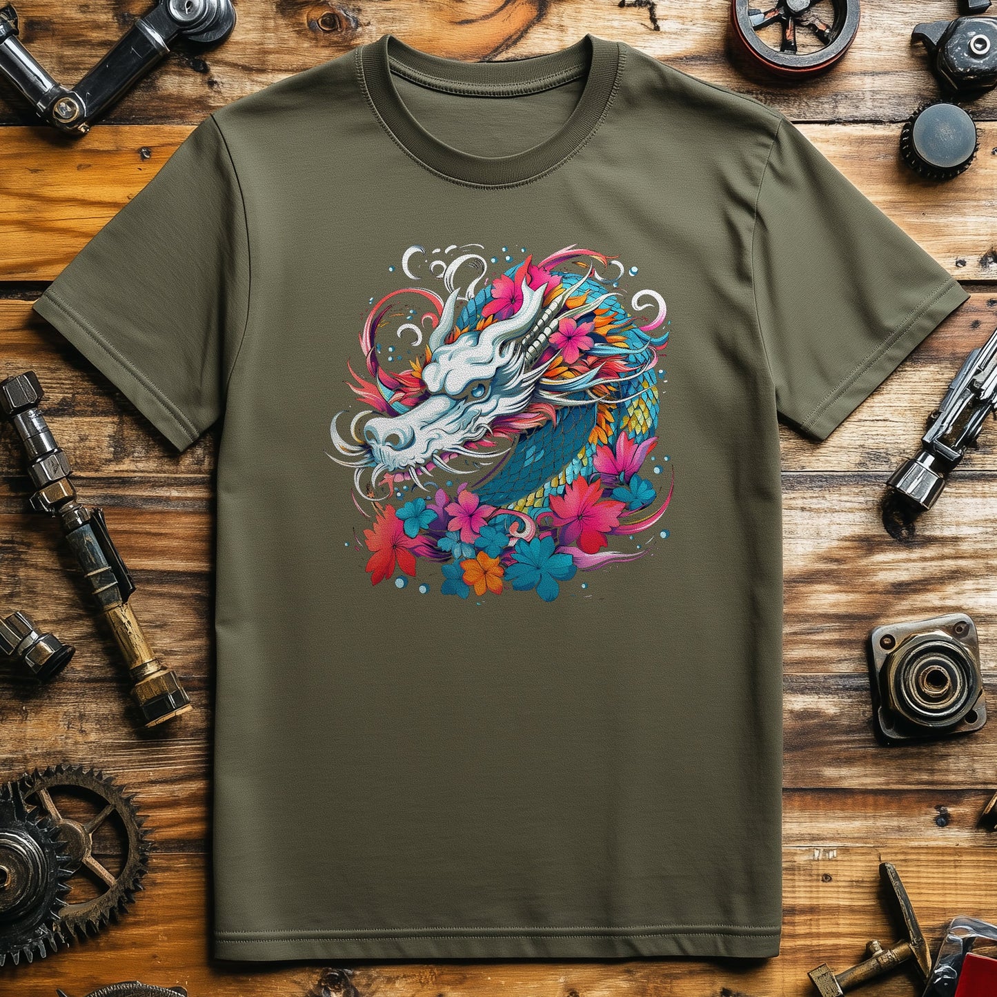 Japanese Dragon Head T-Shirt -