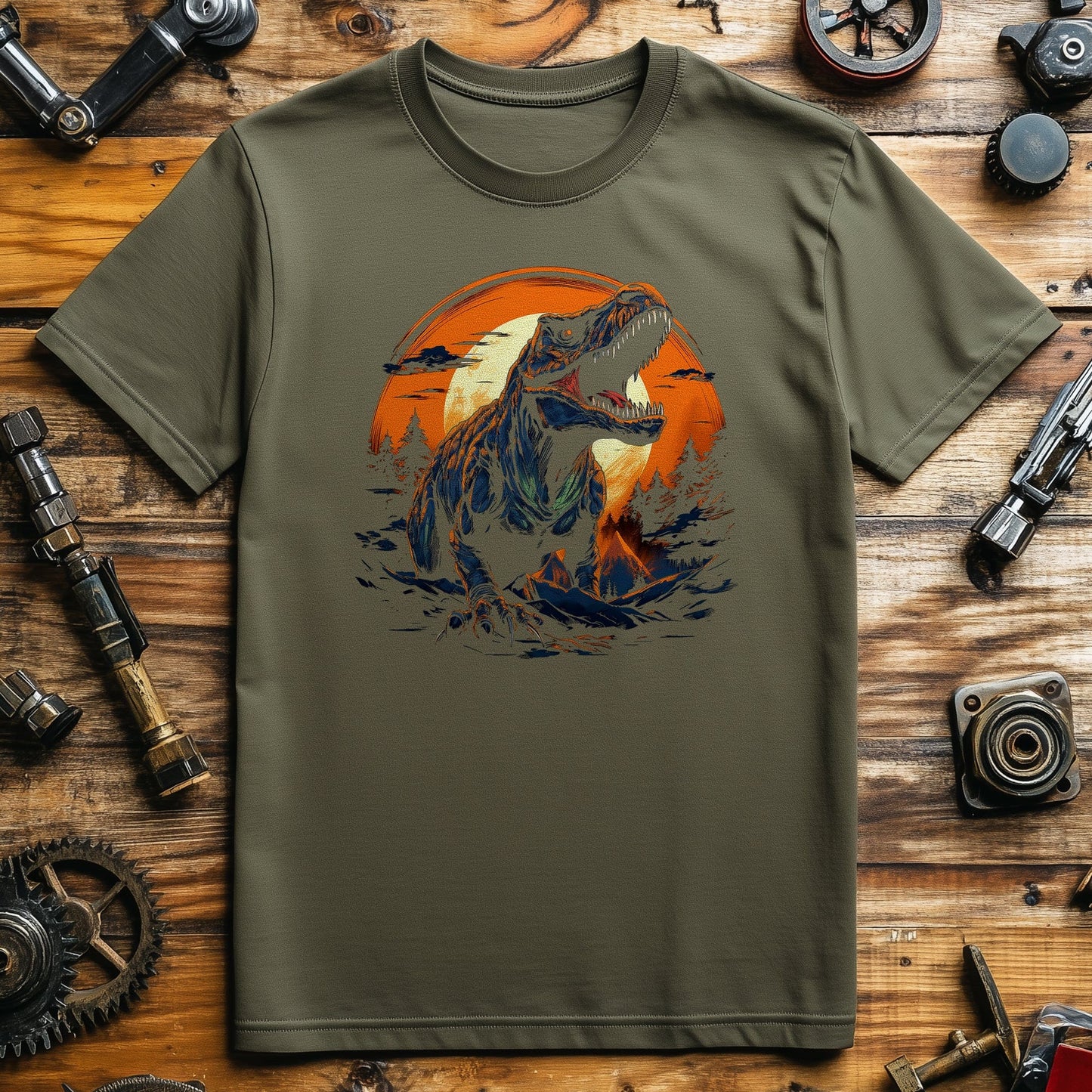 T-Rex Moon T-Shirt - Hilariously