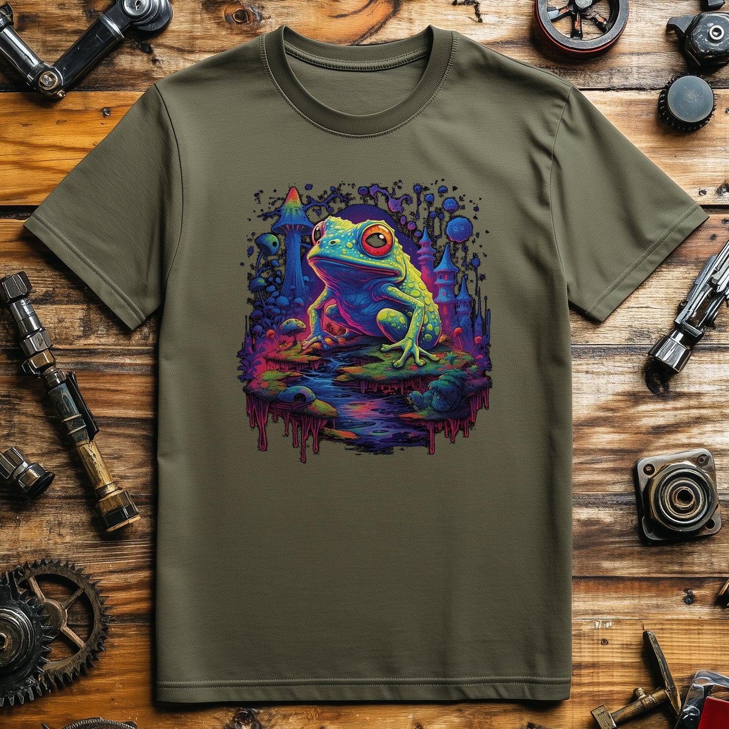 LSD-Frog-1 T-Shirt - Hilariously