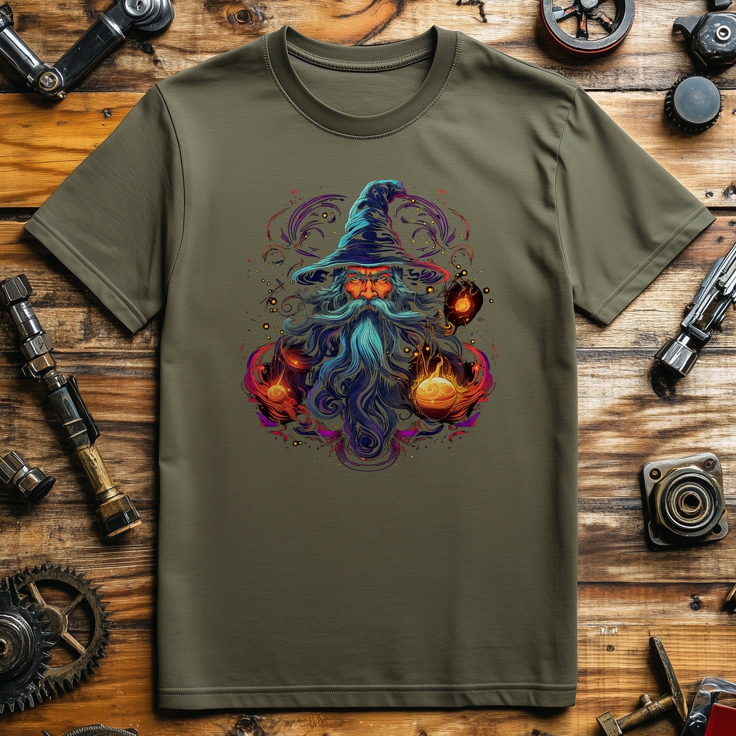 Trippy Wizard T-shirt - Channel Your