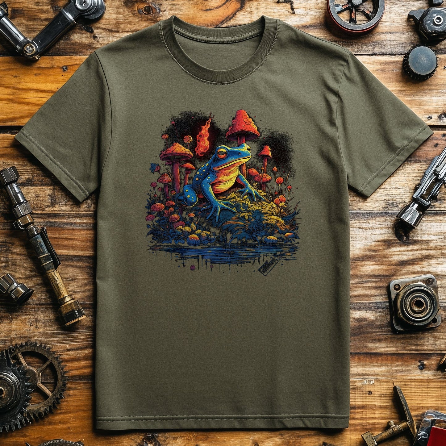 LSD Frog 3 T-Shirt - Hilarious and