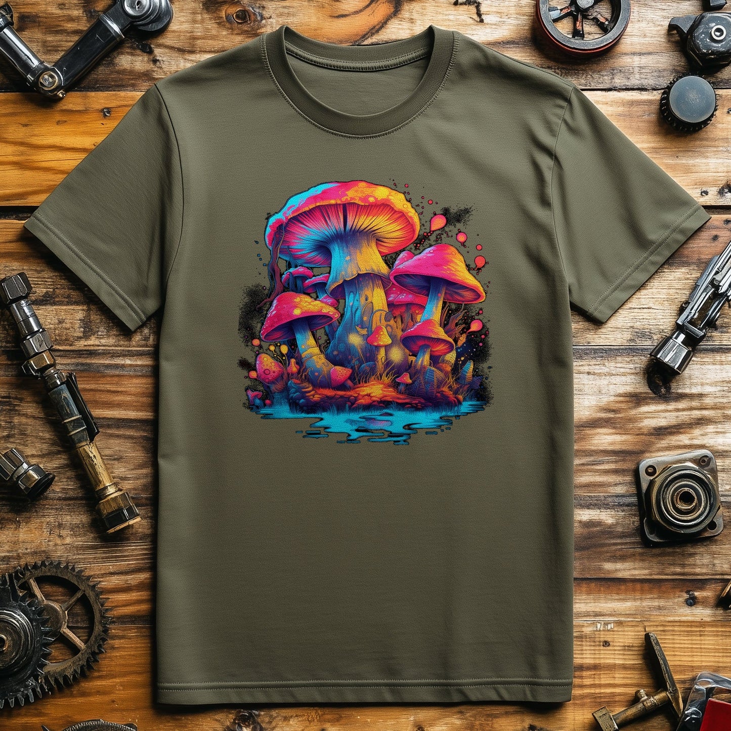 Trippy Mushroom T-Shirt - Dive into