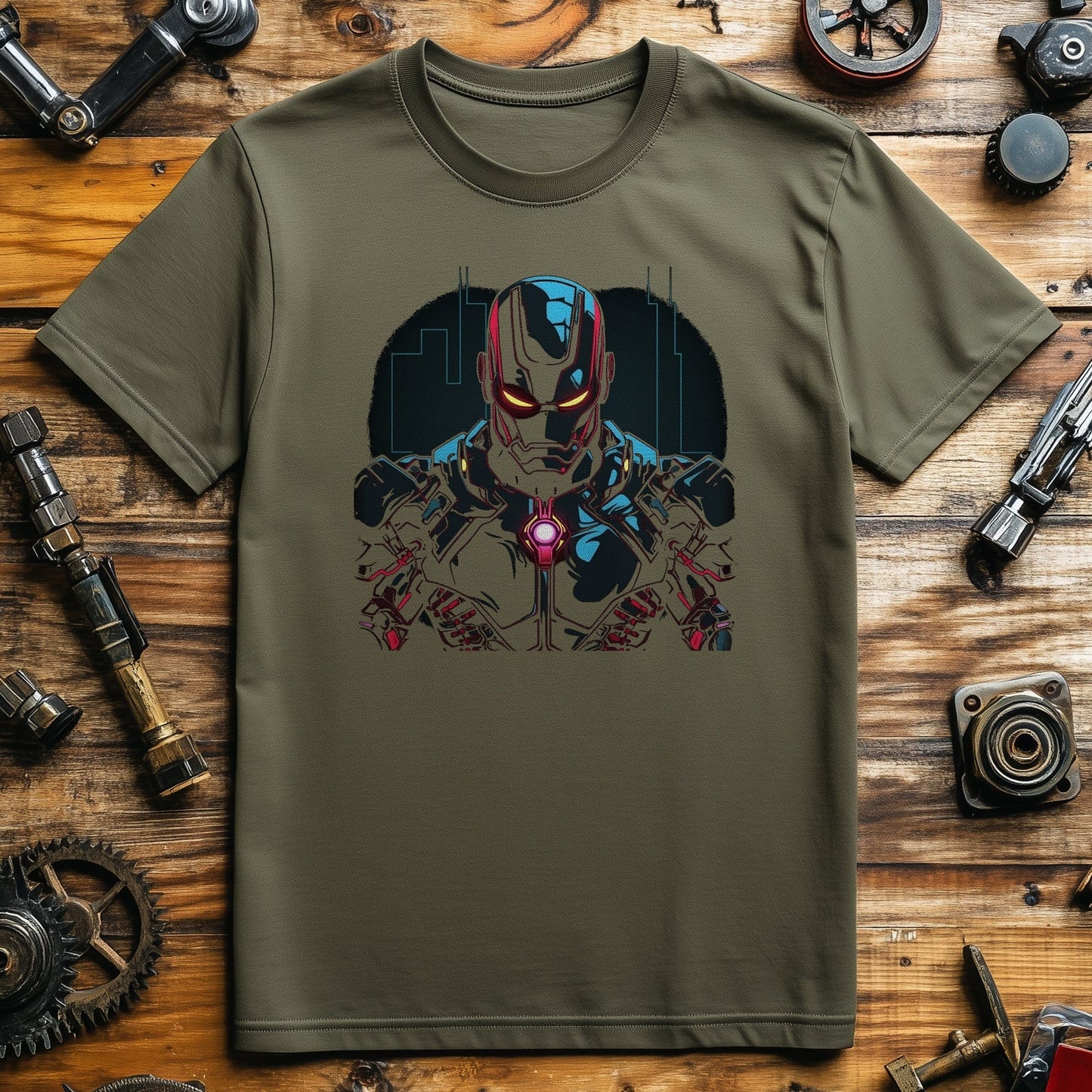Iron Cyberpunk T-shirt - Unleash