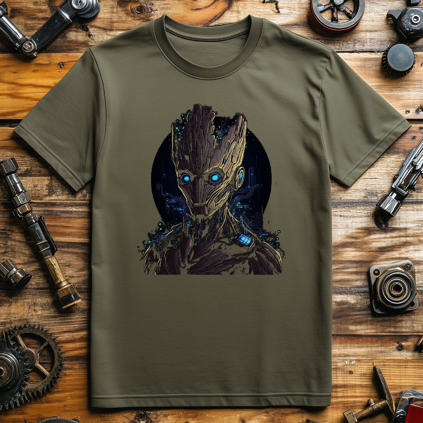 Cyberpunk Groot T-Shirt - Humorous