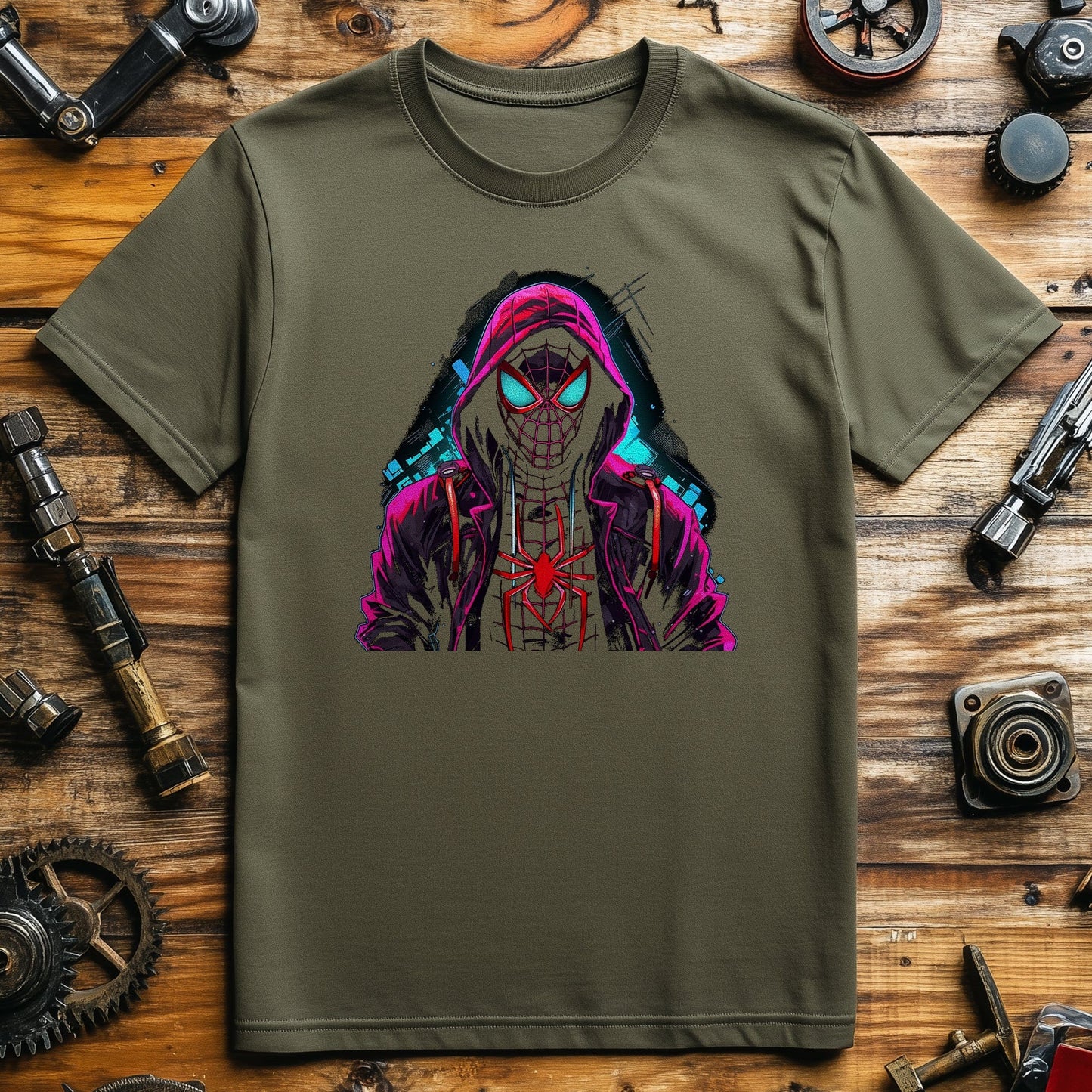 Cyberpunk Spider Hero T-Shirt -