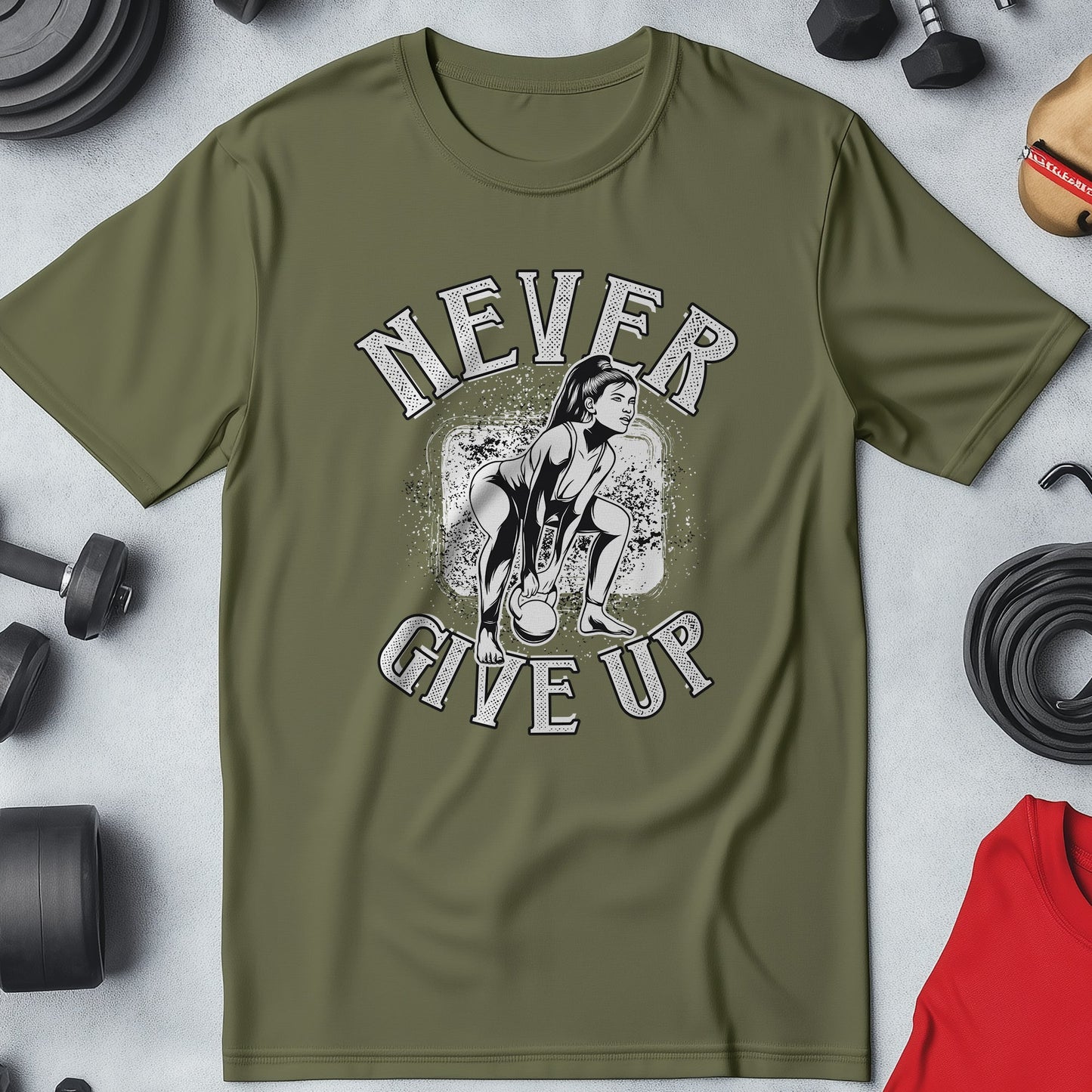 Never Give Up Funny T-Shirt
