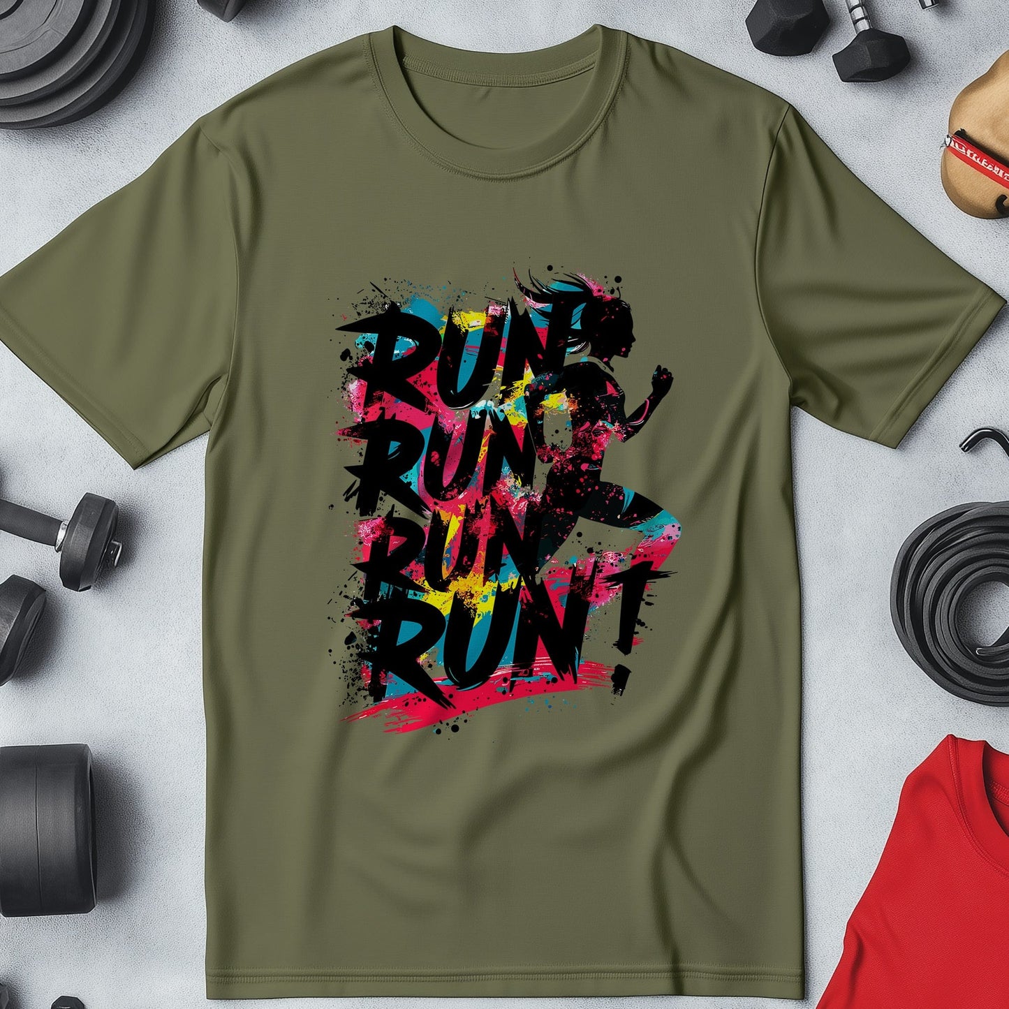 Gym 66 T-shirt Run Run Run!