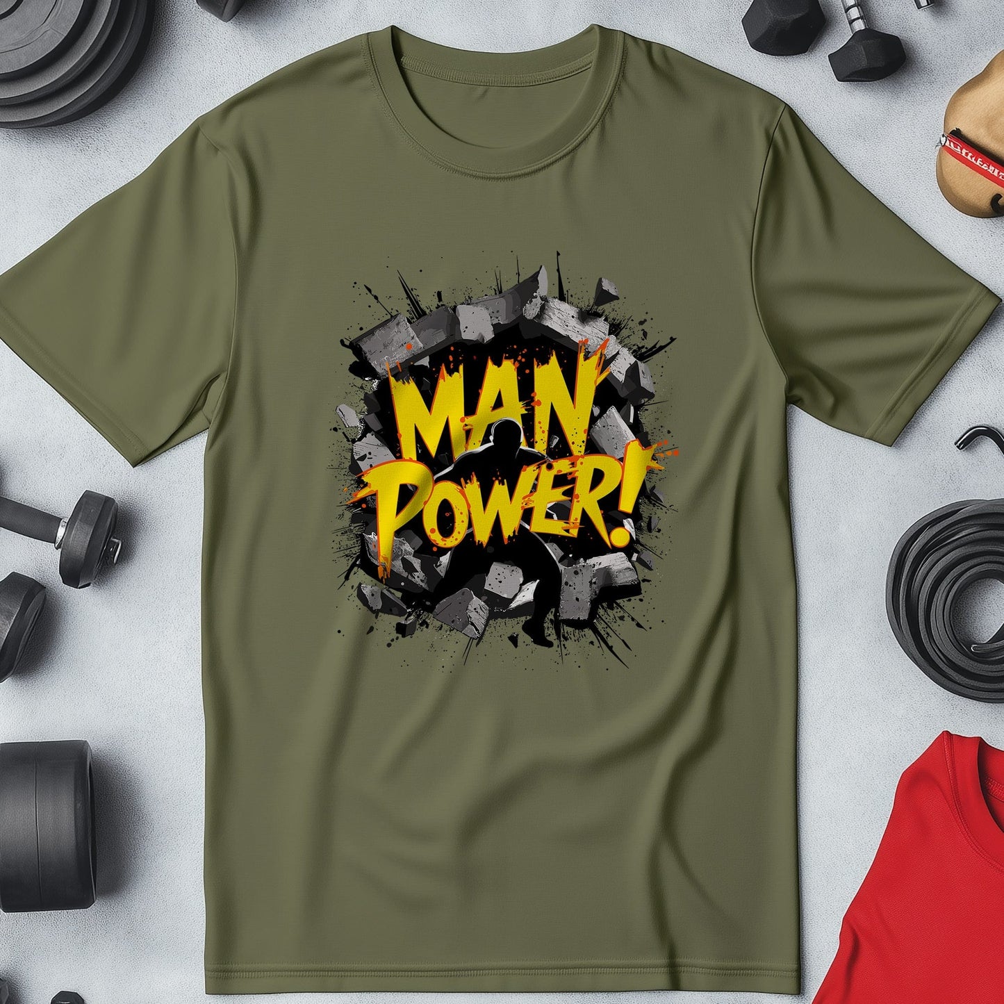 Gym 8 Man power T-Shirt