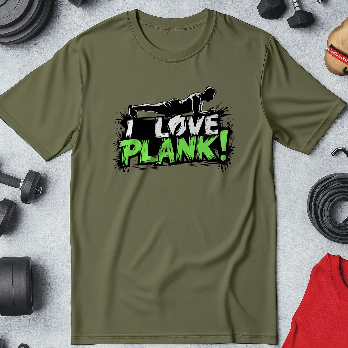 Gym 29 "I Love Plank" T-shirt