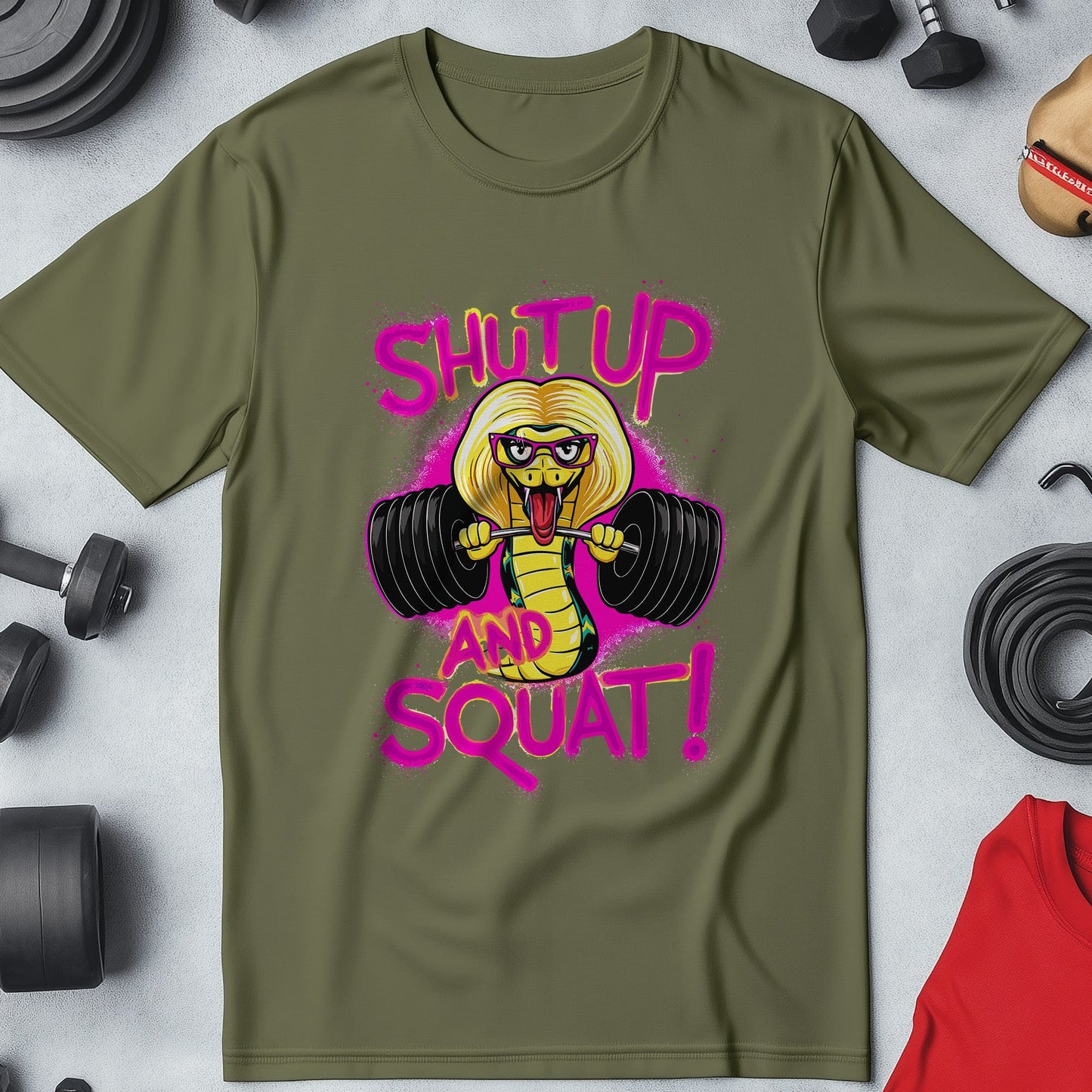 Gym 43 Shut up and squat t-shirt