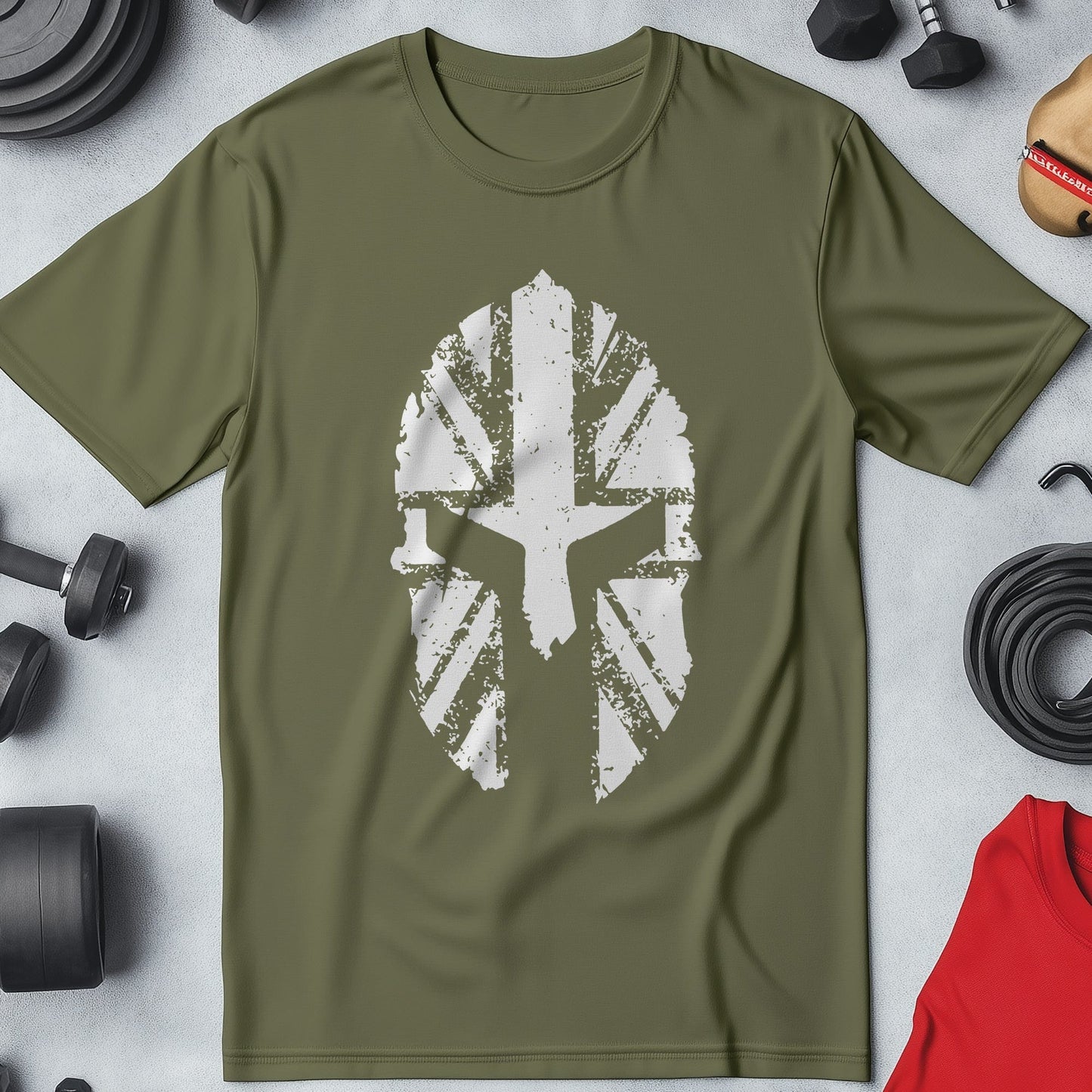 Spartan Helmet Great Britain T-Shirt