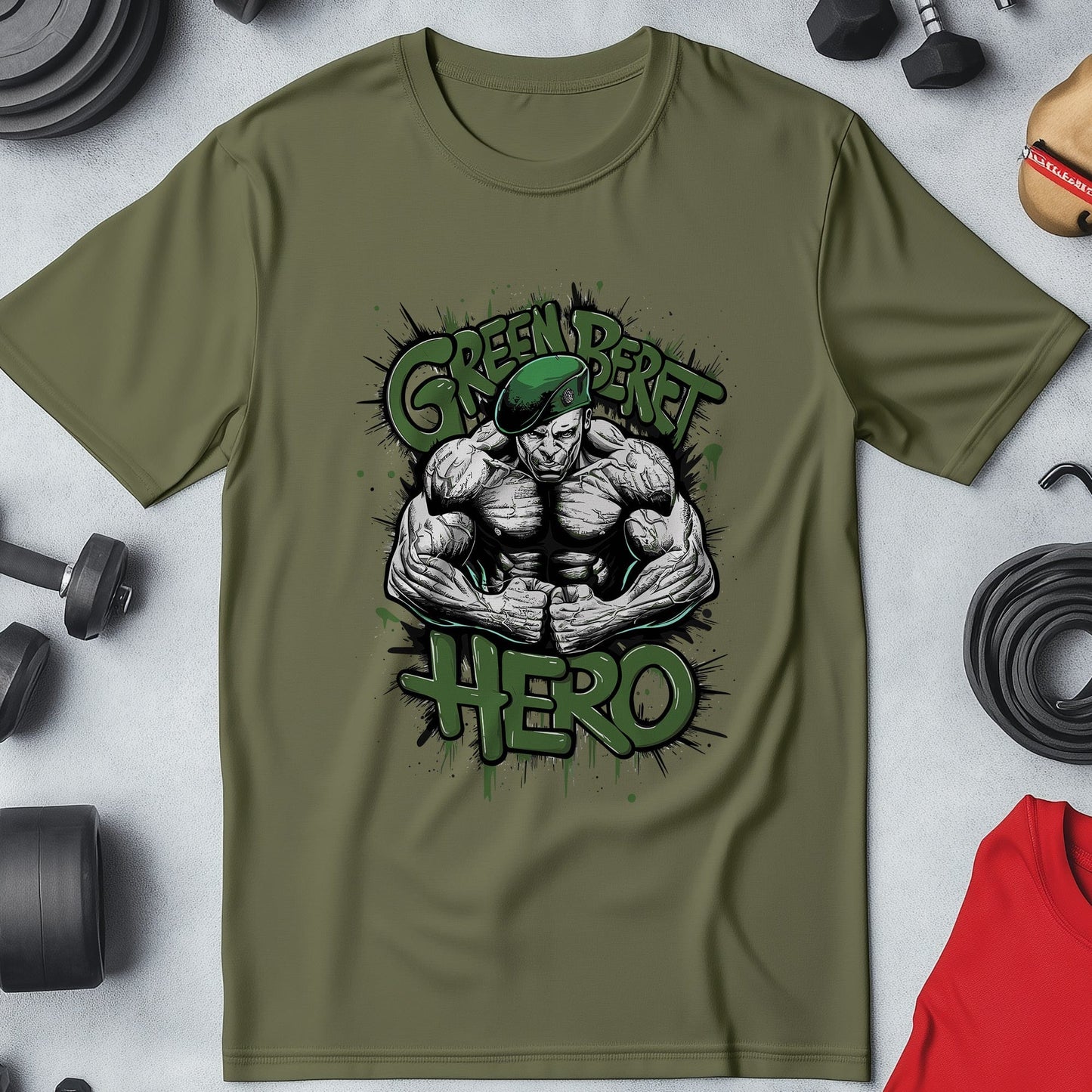 Gym 89 Green beret T-Shirt