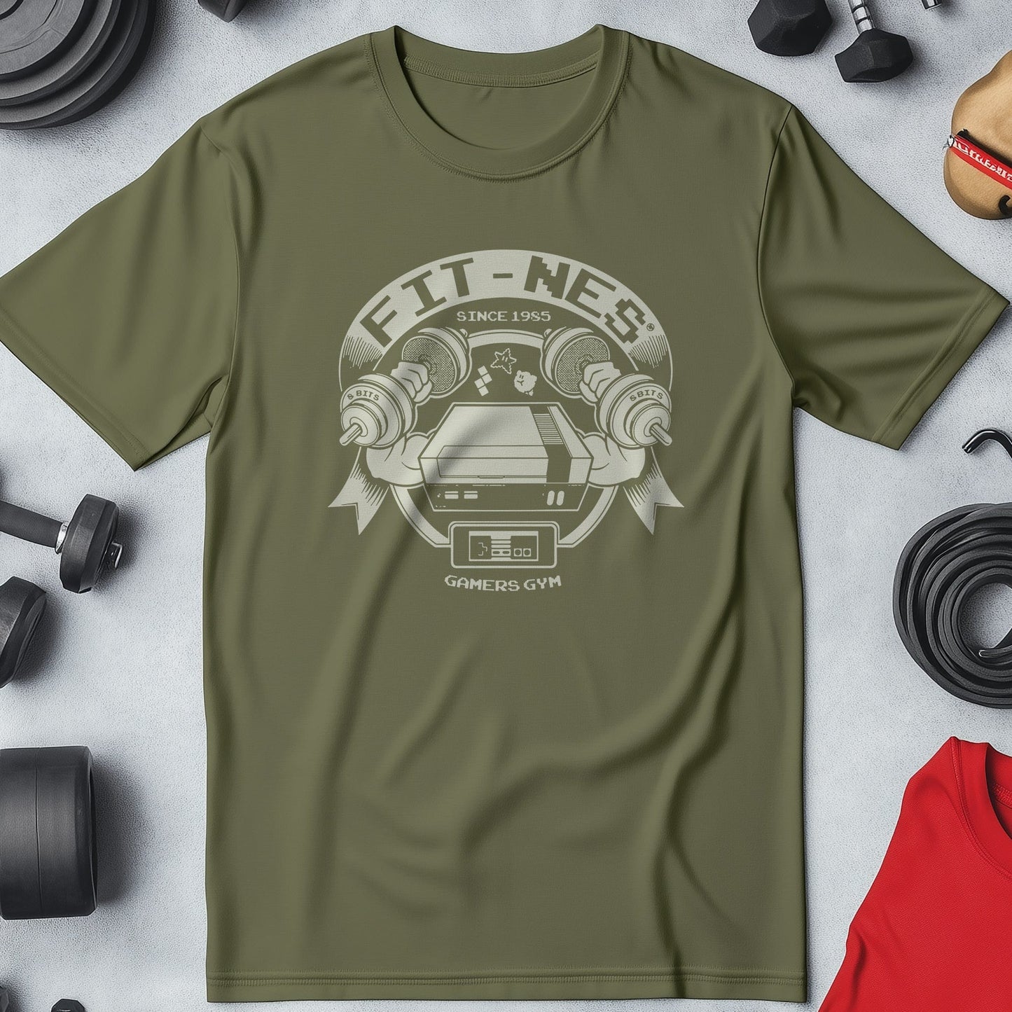 Gamers Gym T-shirt - Lift, Laugh,